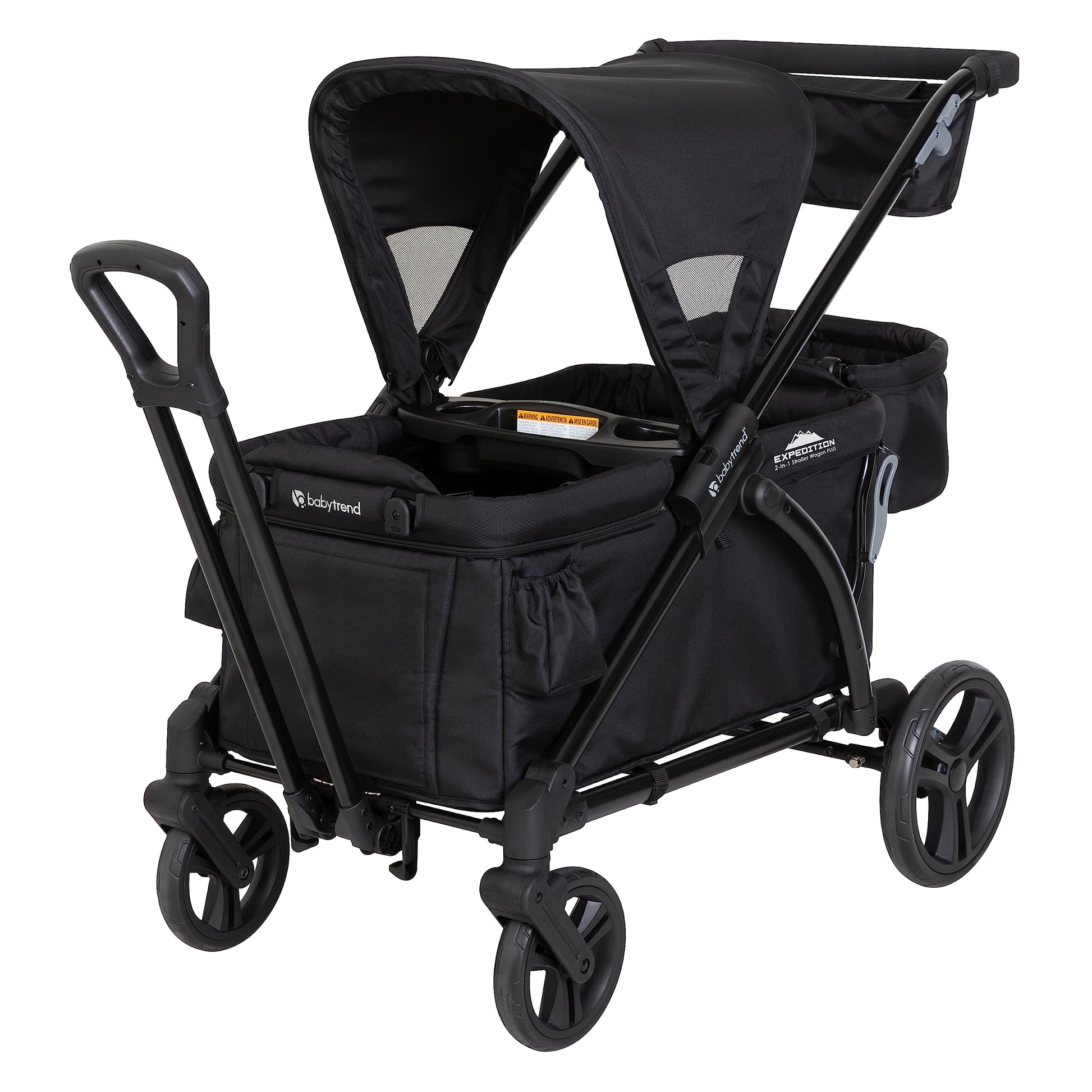 Baby Trend Expedition 2 en 1 Vagón de paseo, Ultra Black