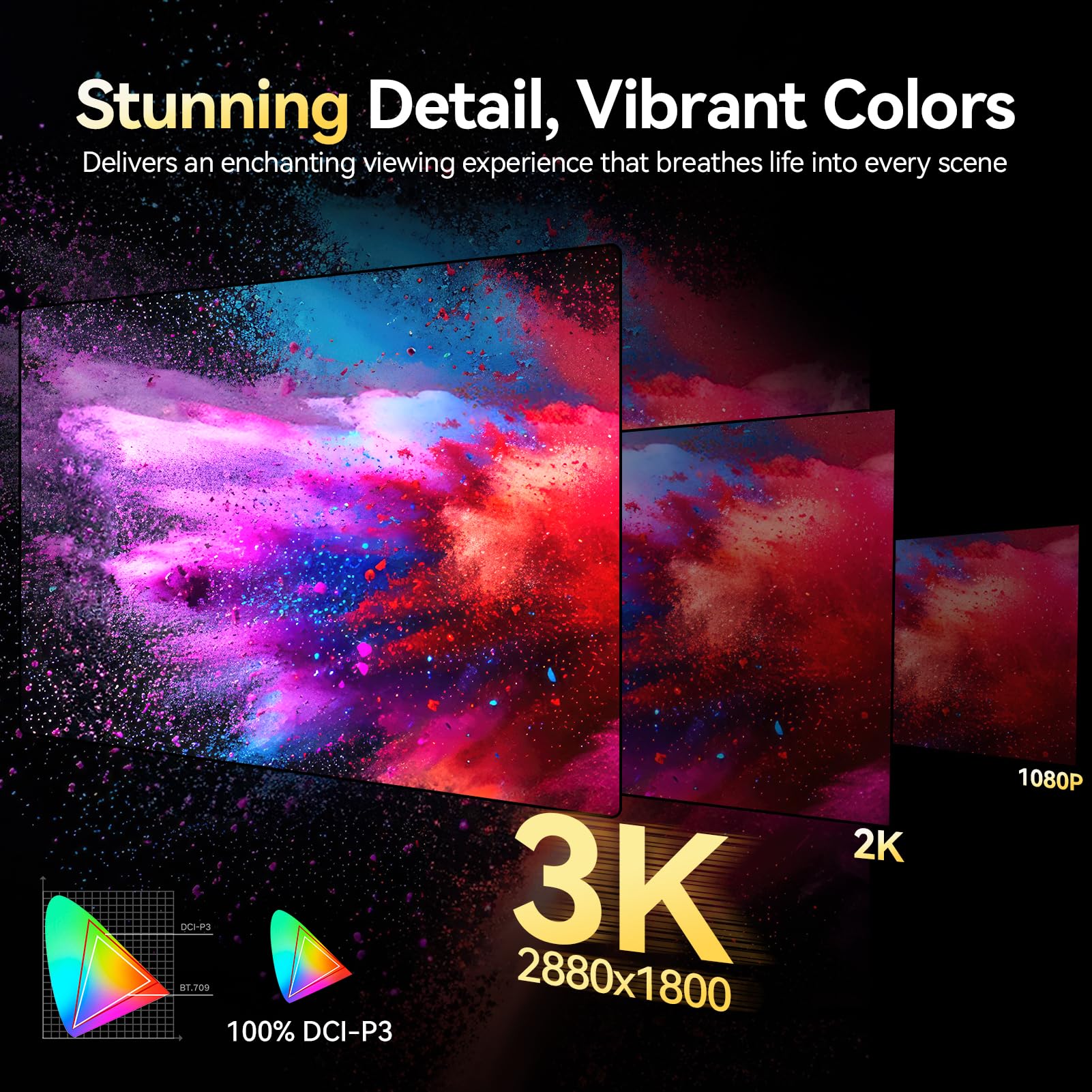 Monitor Portátil UPERFECT OLED 16 Pulgadas 3K Ultra Delgado para Juegos
