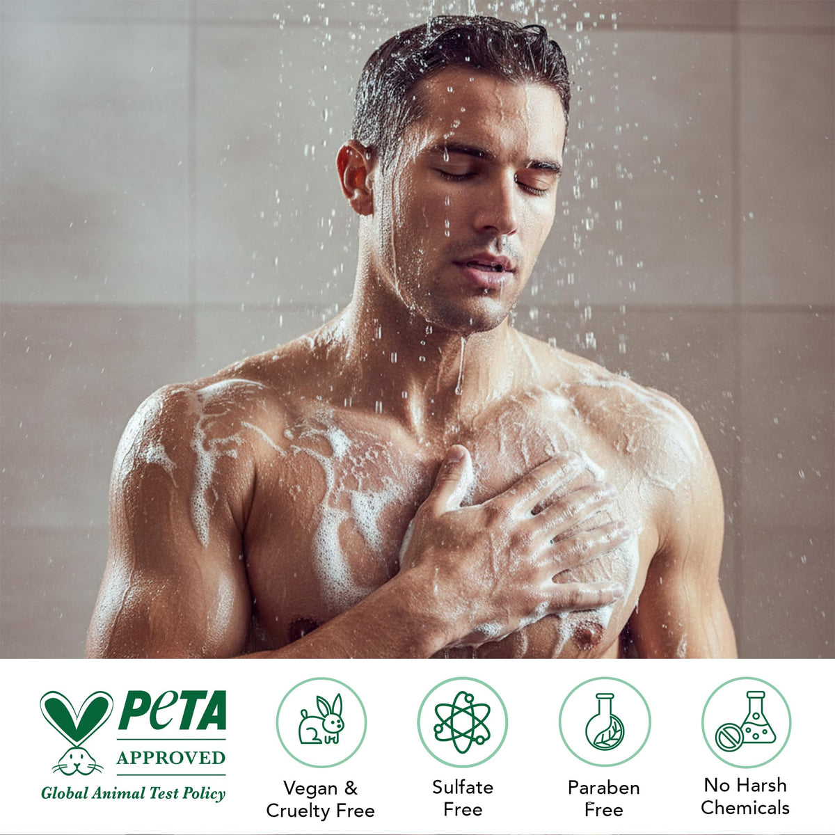 BOTANIC HEARTH Tea Tree Body Wash, ayuda a los hongos de las unas, los atletas de los pies, los gusanos de anillo, el picor del caldo, el acne, el eczema y el olor corporal, alivia el picor y promueve la piel y los pies saludables, naturalmente perfumados
