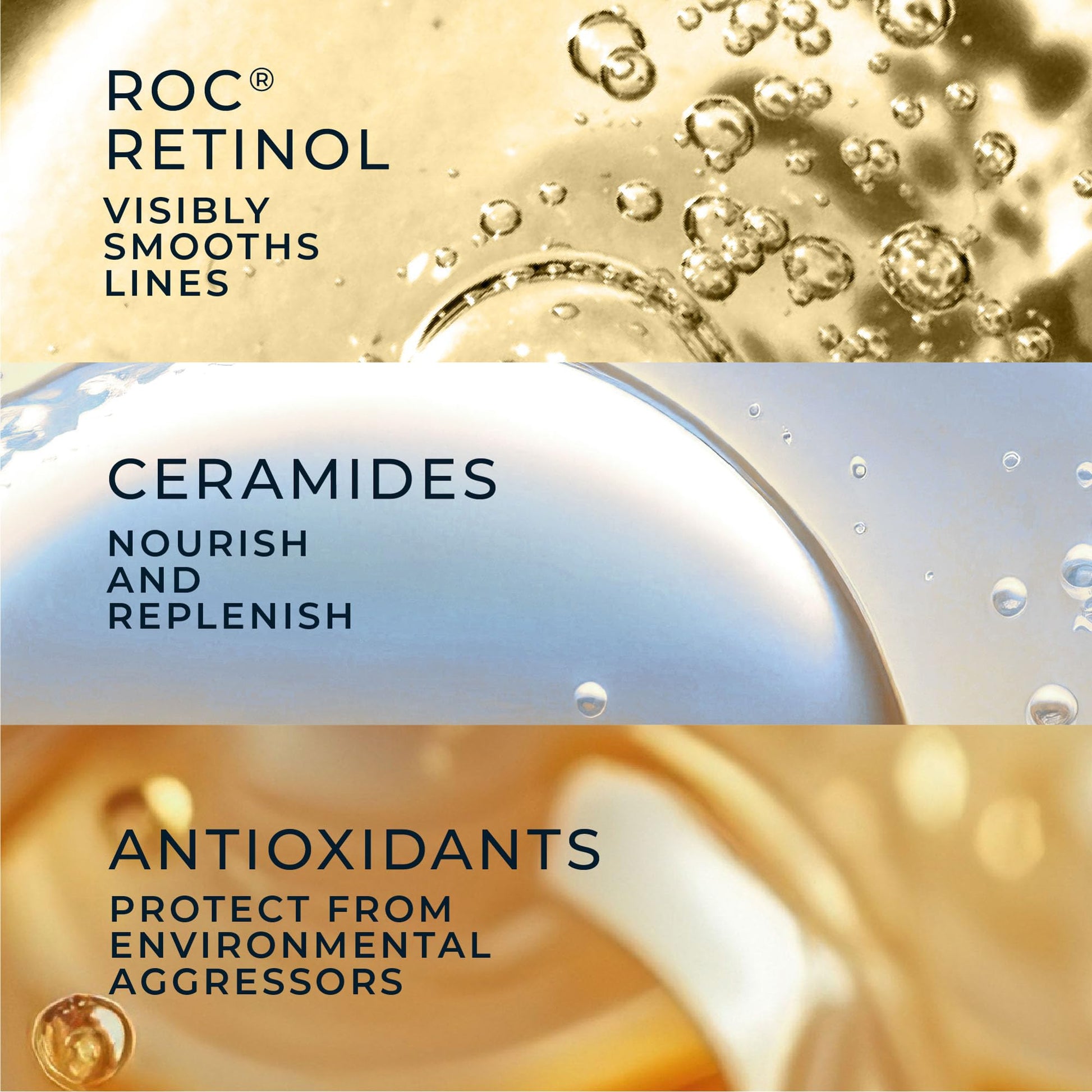 RoC Retinol Correxion Line Smoothing Night Retinol Serum, 30 Capsules