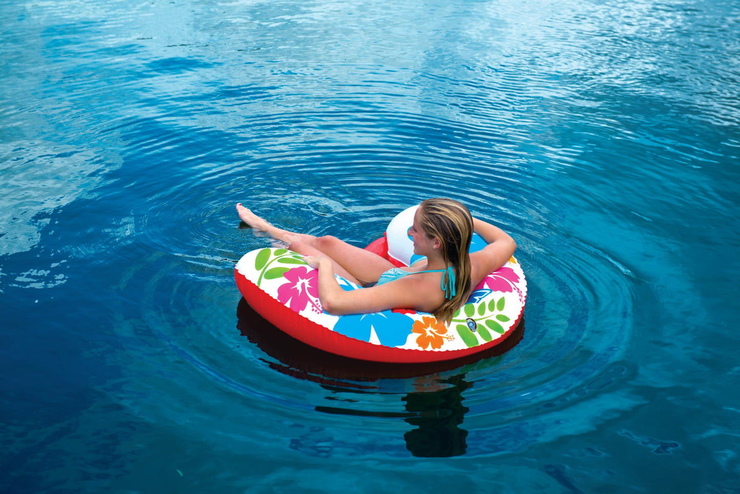 Flotador Inflable Wow World of Watersports U-Float con Portavasos