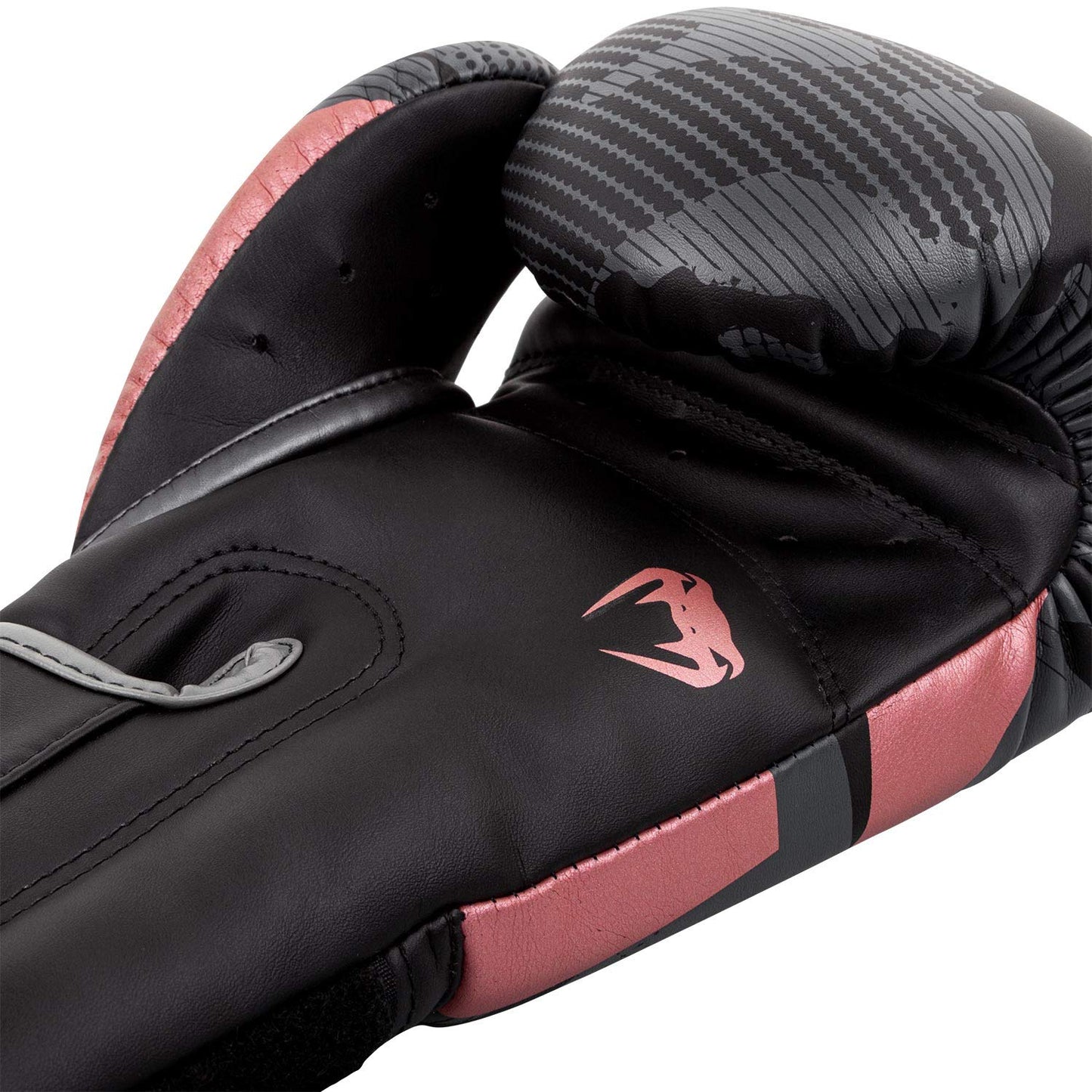 Guantes de Boxeo Venum Negro Oro Rosa Elite para Adultos Unisex