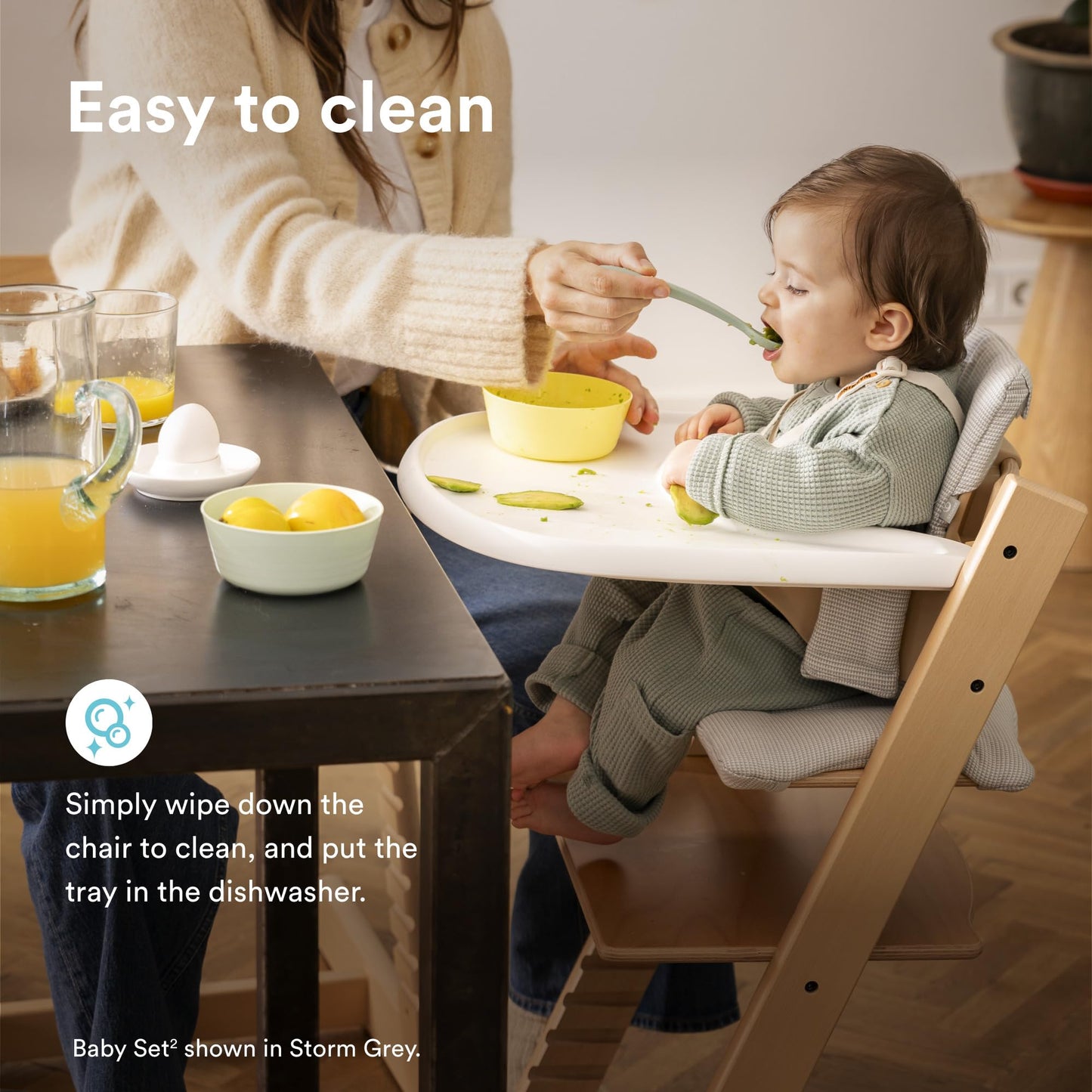Stokke Bandeja, Diseñada exclusivamente para la Silla Tripp Trapp - Fácil de usar y limpiar - Hecha con plástico sin BPA - Para niños de 6-36 meses