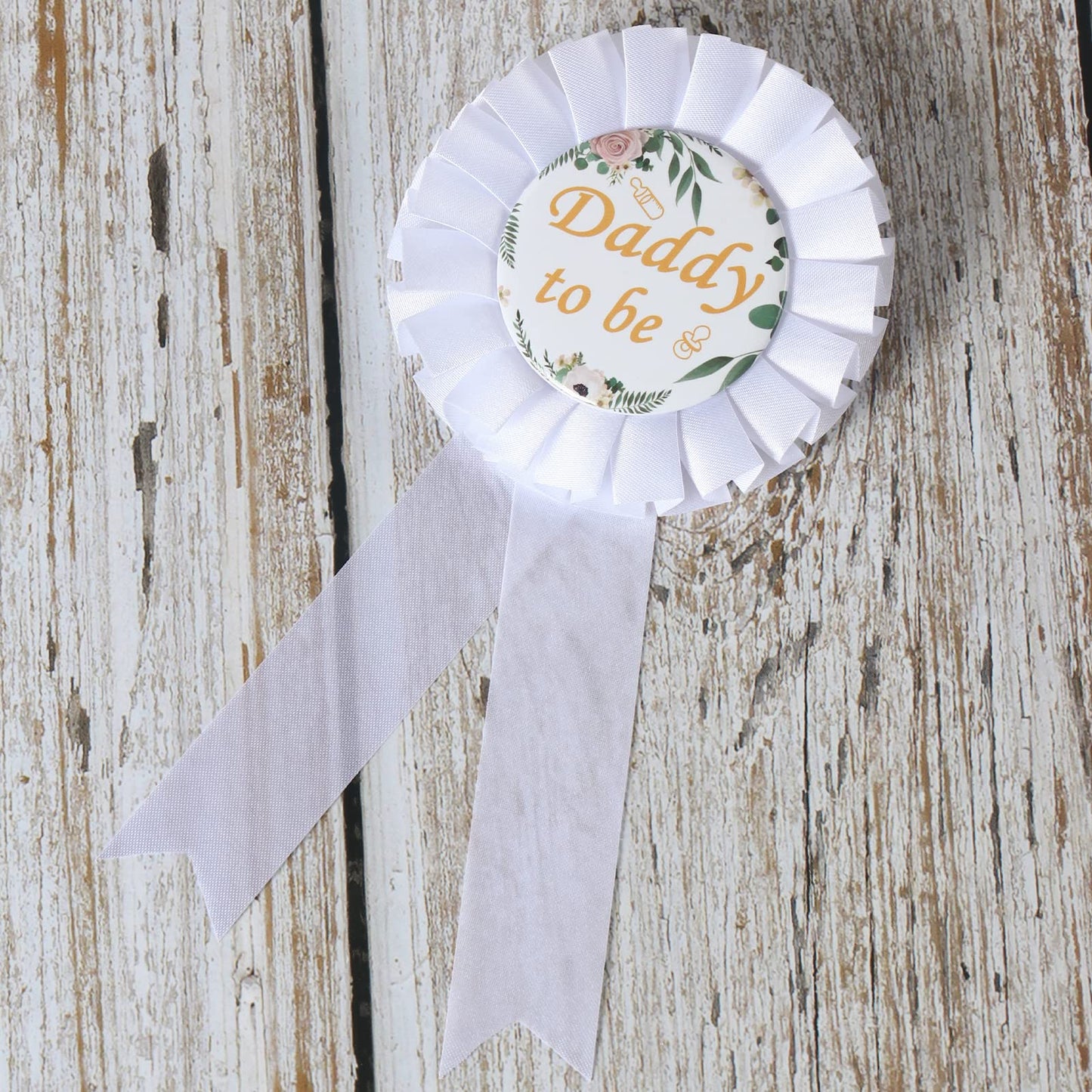 HAPPYLAND Mom to be Neutral Sage Green Pin Set Mommy to be Daddy to be Baby Shower Reveal de género