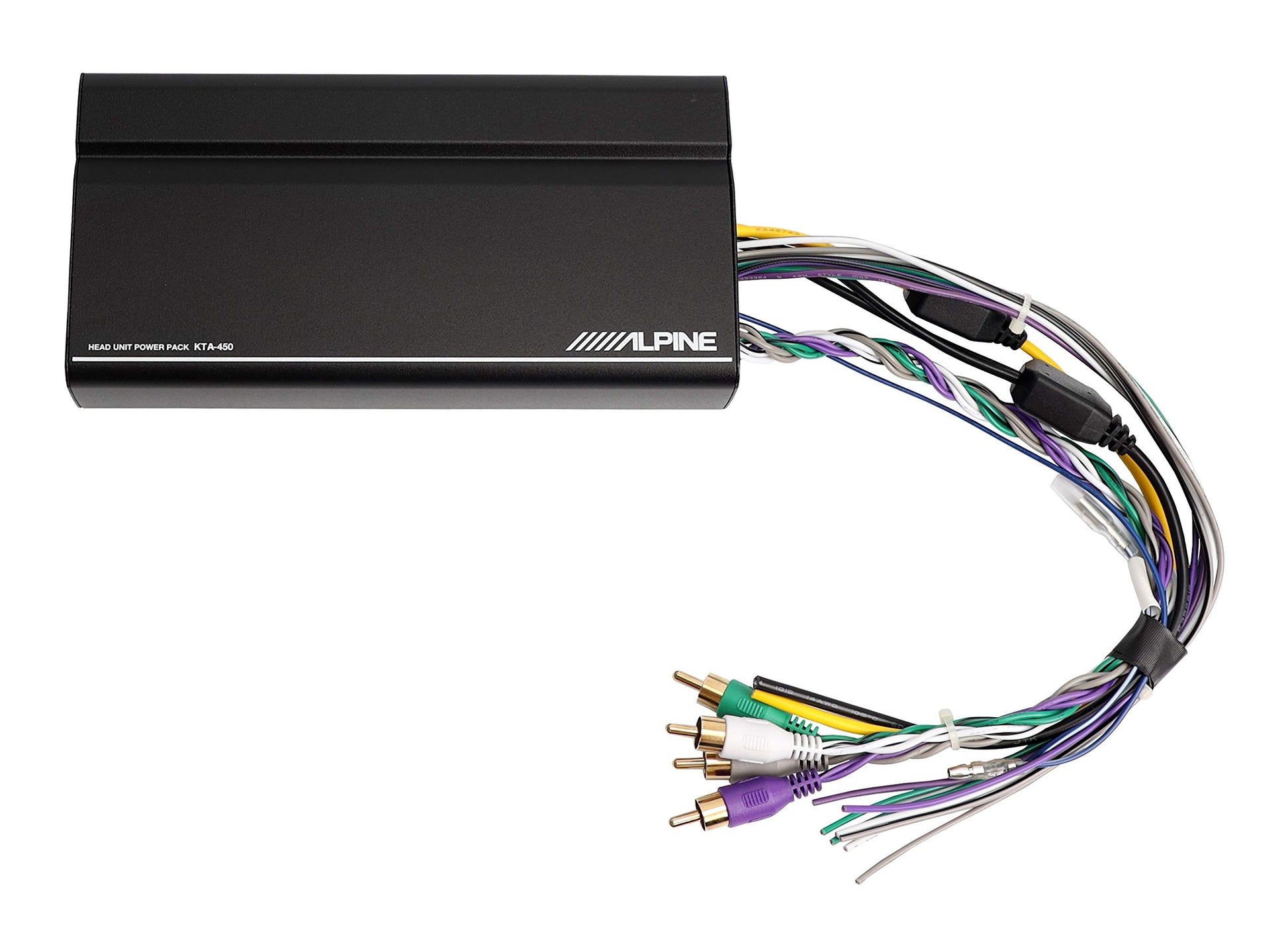 Amplificador de Potencia Alpine KTA-450 4 Canales con Potencia Máxima Dinámica 45W RMS x 4
