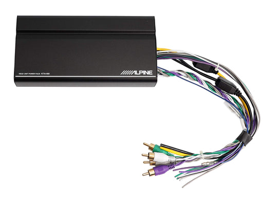 Amplificador de Potencia Alpine KTA-450 4 Canales con Potencia Máxima Dinámica 45W RMS x 4