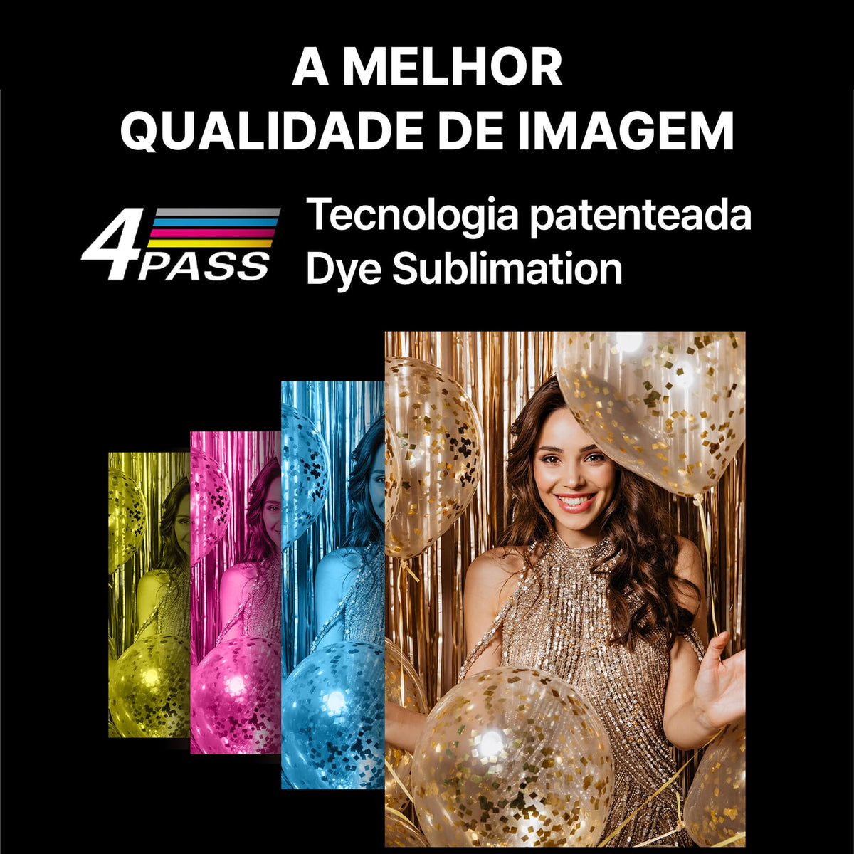 Cartucho de Proceso de Laminado Kodak 4PASS Compatible con Mini 2 Plus y Mini Shot 2 Retro Blanco