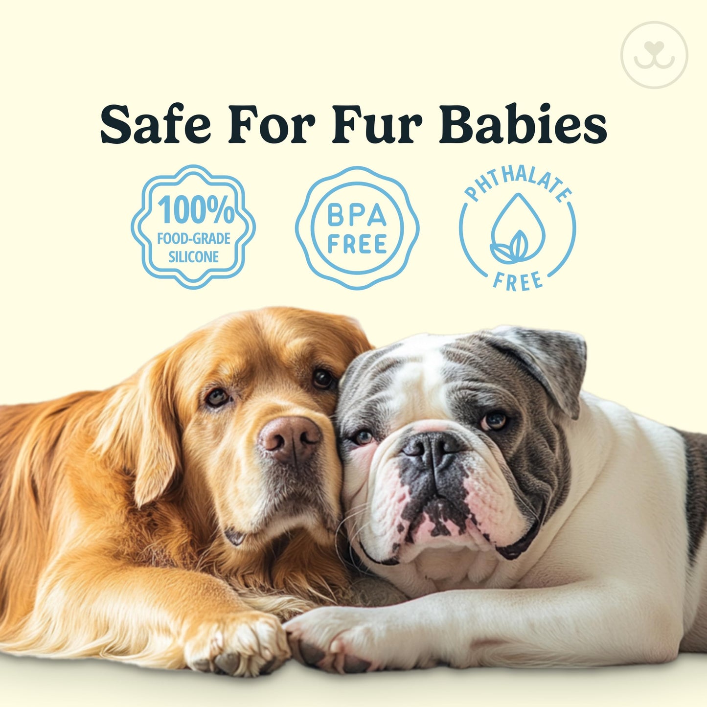 Cepillo de dientes de perro Barkley's 360º – Diseño ergonómico – Cerdas envolventes completas para una fácil limpieza – Juego de 2 unidades, transparente