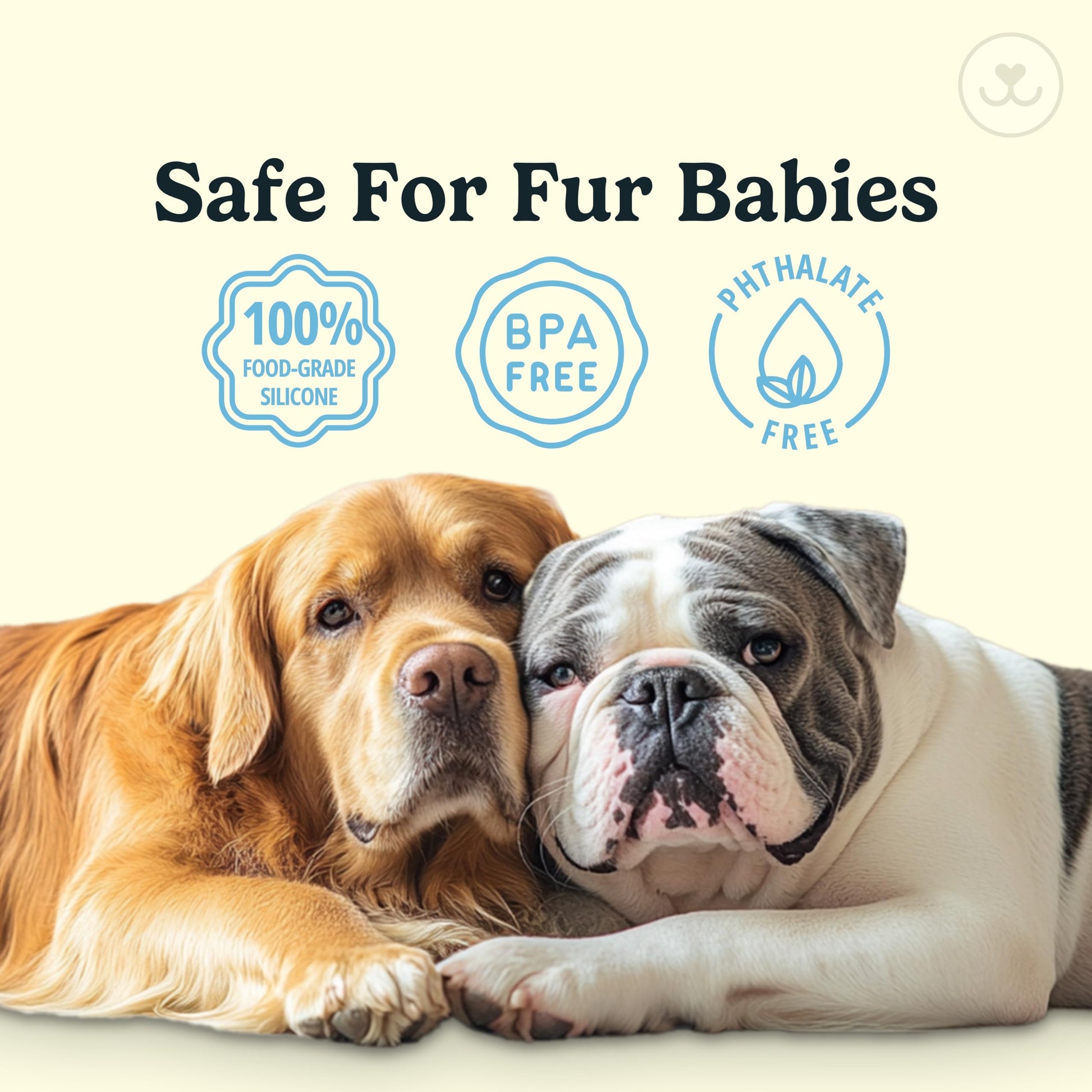 Cepillo de dientes de perro Barkley's 360º – Diseño ergonómico – Cerdas envolventes completas para una fácil limpieza – Juego de 2 unidades, transparente