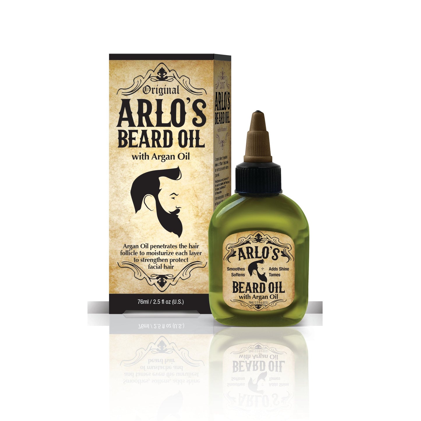 Arlo's Aceite de barba con aceite de argán, 2.5 onzas líquidas