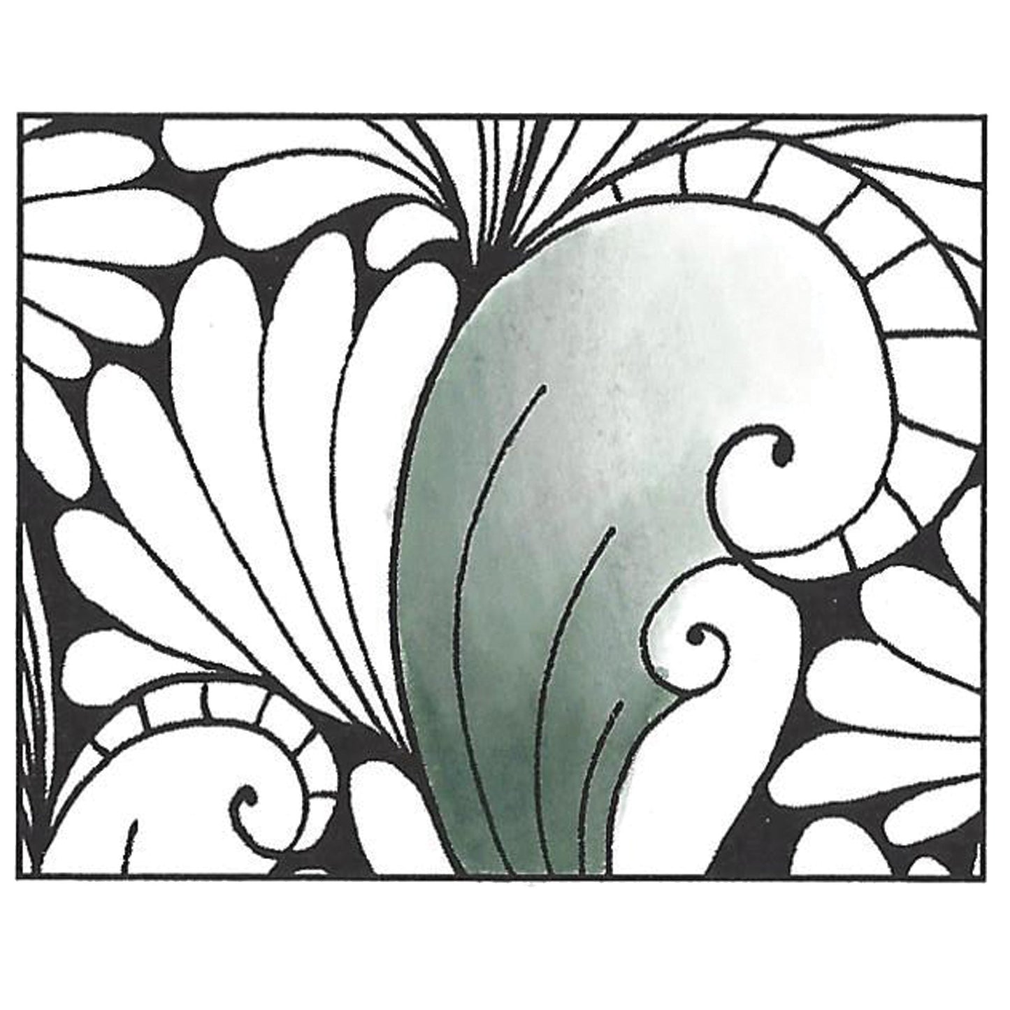 Marcador Doble Tombow Gris Verde con Punta de Brocha