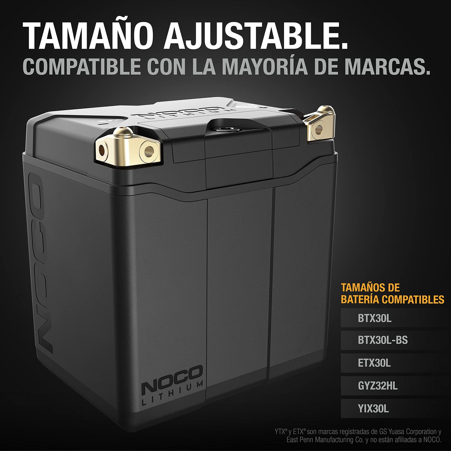 Batería de Litio NOCO NLP30 700A Dinámica para Motos y Más