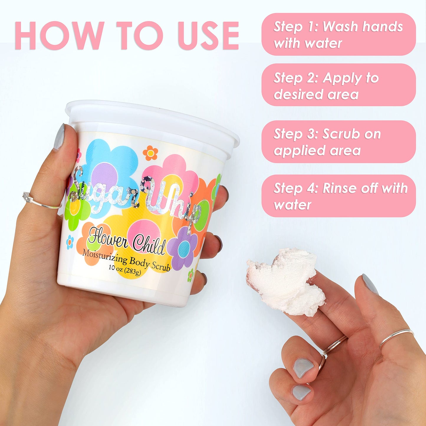 Exfoliante Corporal Primal Elements Flor Infantil 10 Onzas