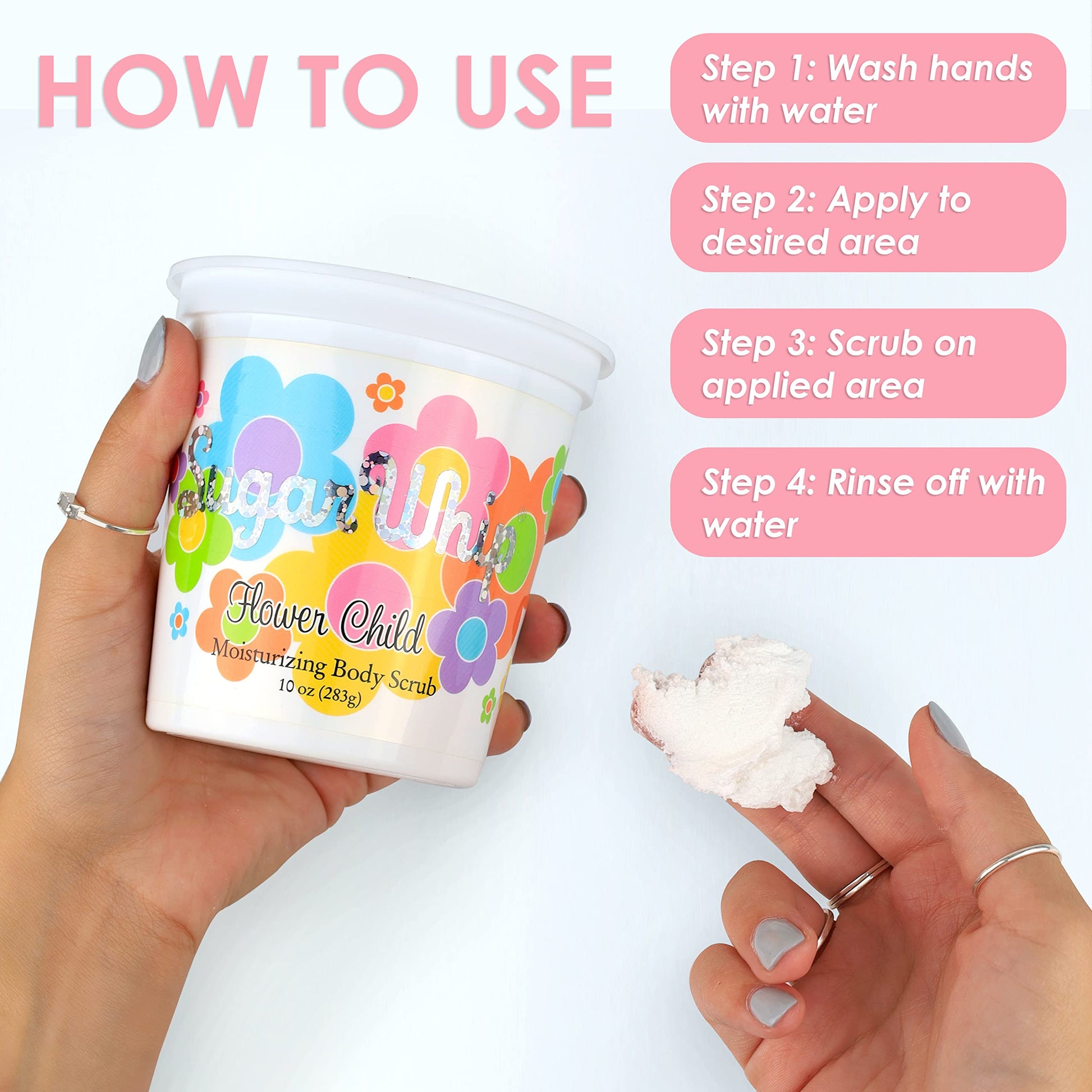 Exfoliante Corporal Primal Elements Flor Infantil 10 Onzas