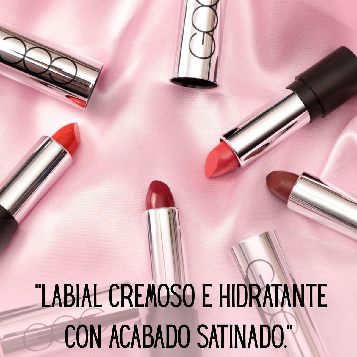 GOC | Color Butter | Labial | Make up | En barra ultra suave con acabado semi-matte | Textura suave | Pigmentos orgánicos | Luce unos labios irresistibles | Color Macchiato | 5 g | Modelo GLCB19