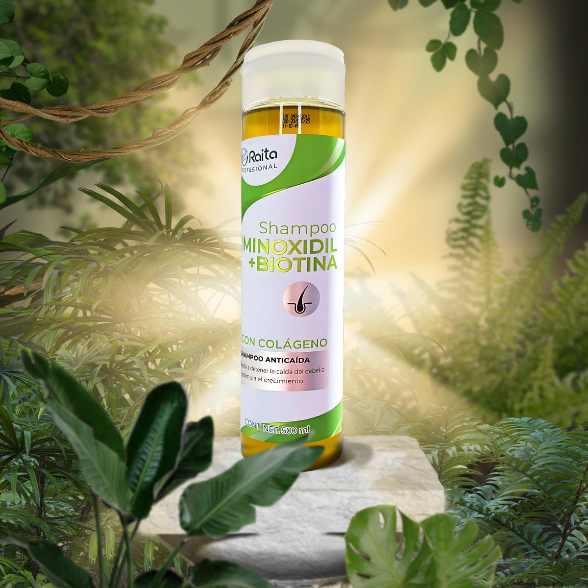 Shampoo Crecimiento Cabello Anti Caída Ingredientes Naturales Alopecia Gran Eficiencia