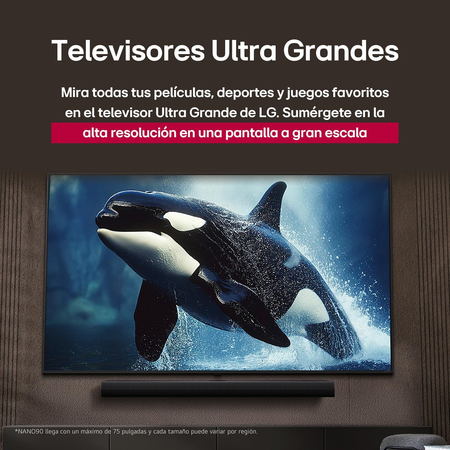 LG Pantalla 86 Pulgadas NanoCell AI NANO80 4K Smart TV webOS 2025 86NANO80ASA |Sistema Operativo webOS | Nano Color | Identificación de Voz AI | HDR10 | Filmmaker Mode Channels