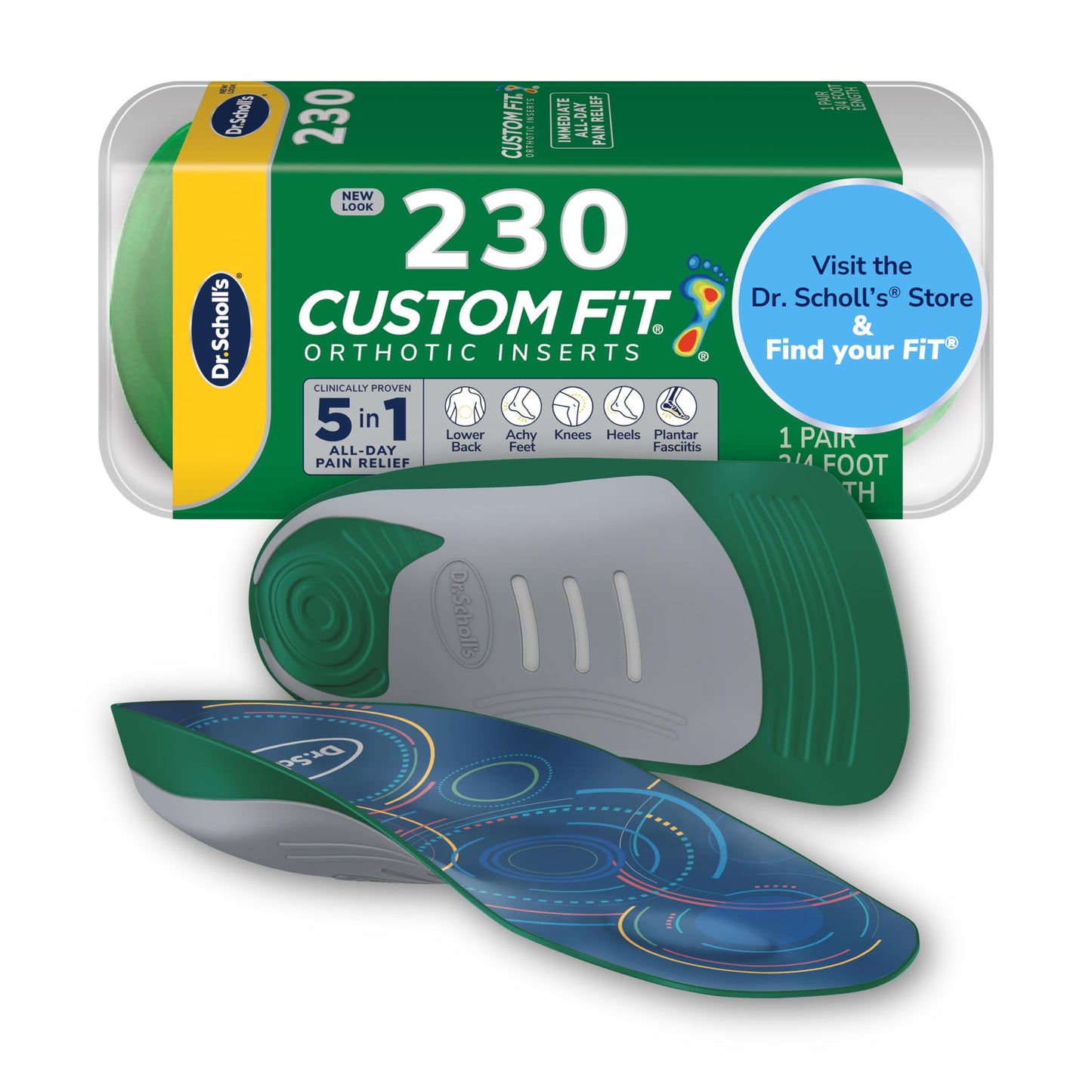 Plantillas Ortopédicas Dr. Scholl's Personalizadas CF 230