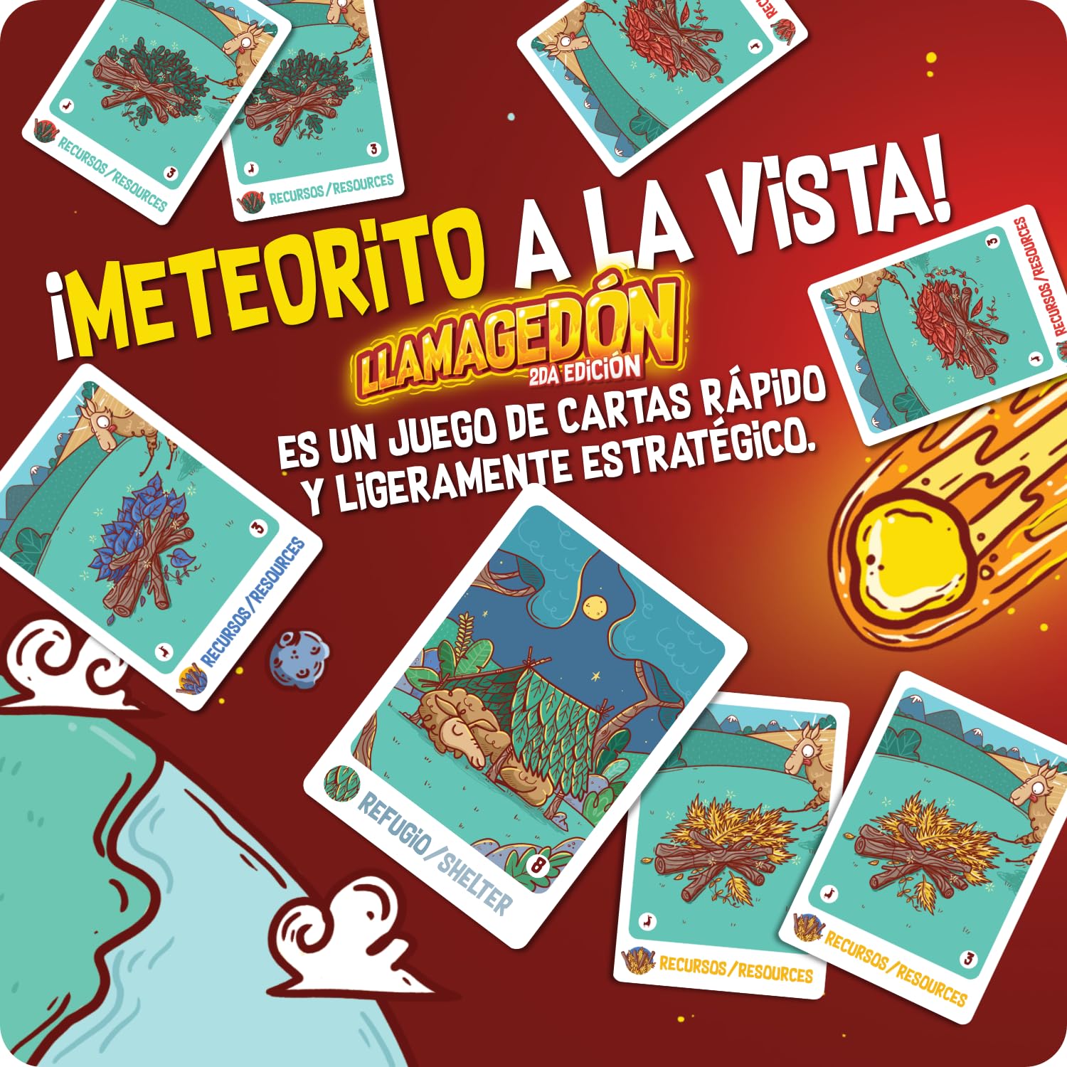 Juego de Mesa MAR LÚDICO Español Llamagedon