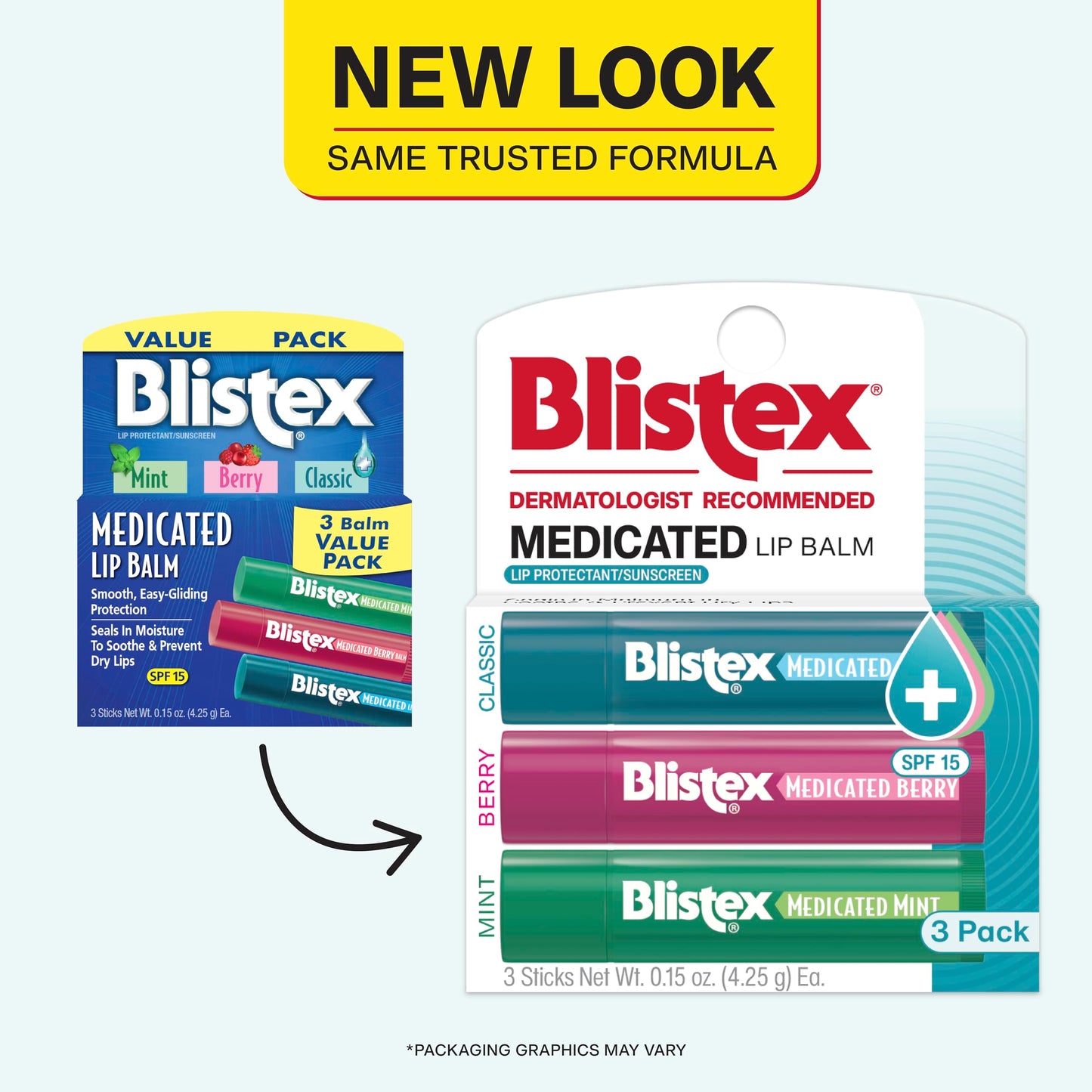 Blistex Medicated SPF 15 Lip Balm Pack