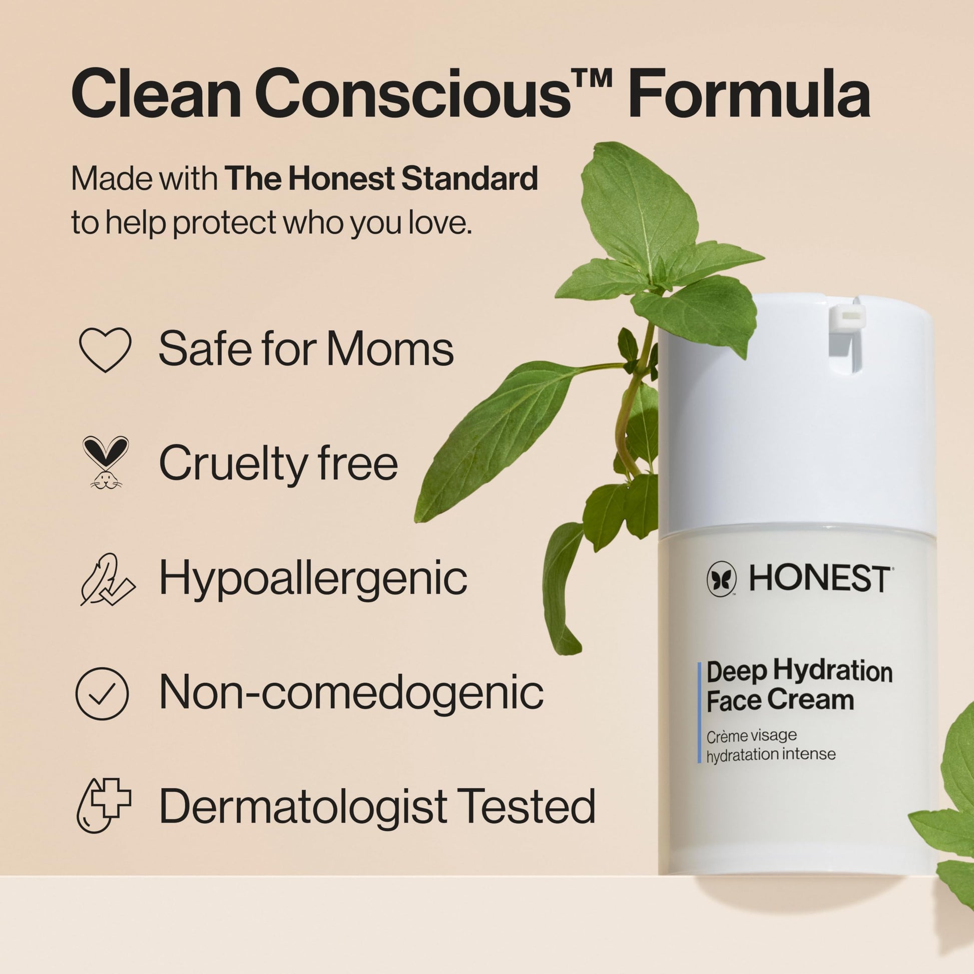 Honest 4346004732 The Company Deep hydration face cream, 50,27 mililitros