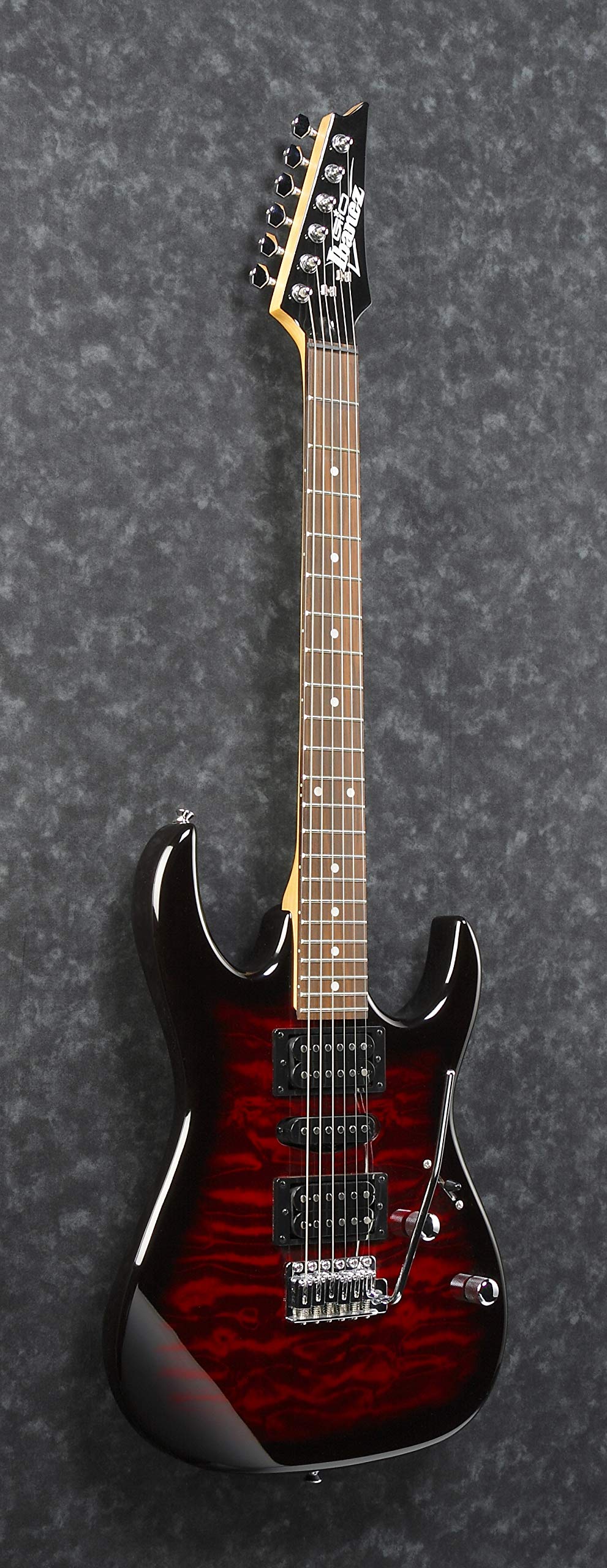 Ibanez GRX70QA Electric guitar 6strings Rojo - Guitarra (6 cuerdas, 0.229 mm (0.00900"), 0.279 mm (0.0110"), 0.406 mm (0.0160"), 0.61 mm (0.0240"), 0.813 mm (0.0320"))