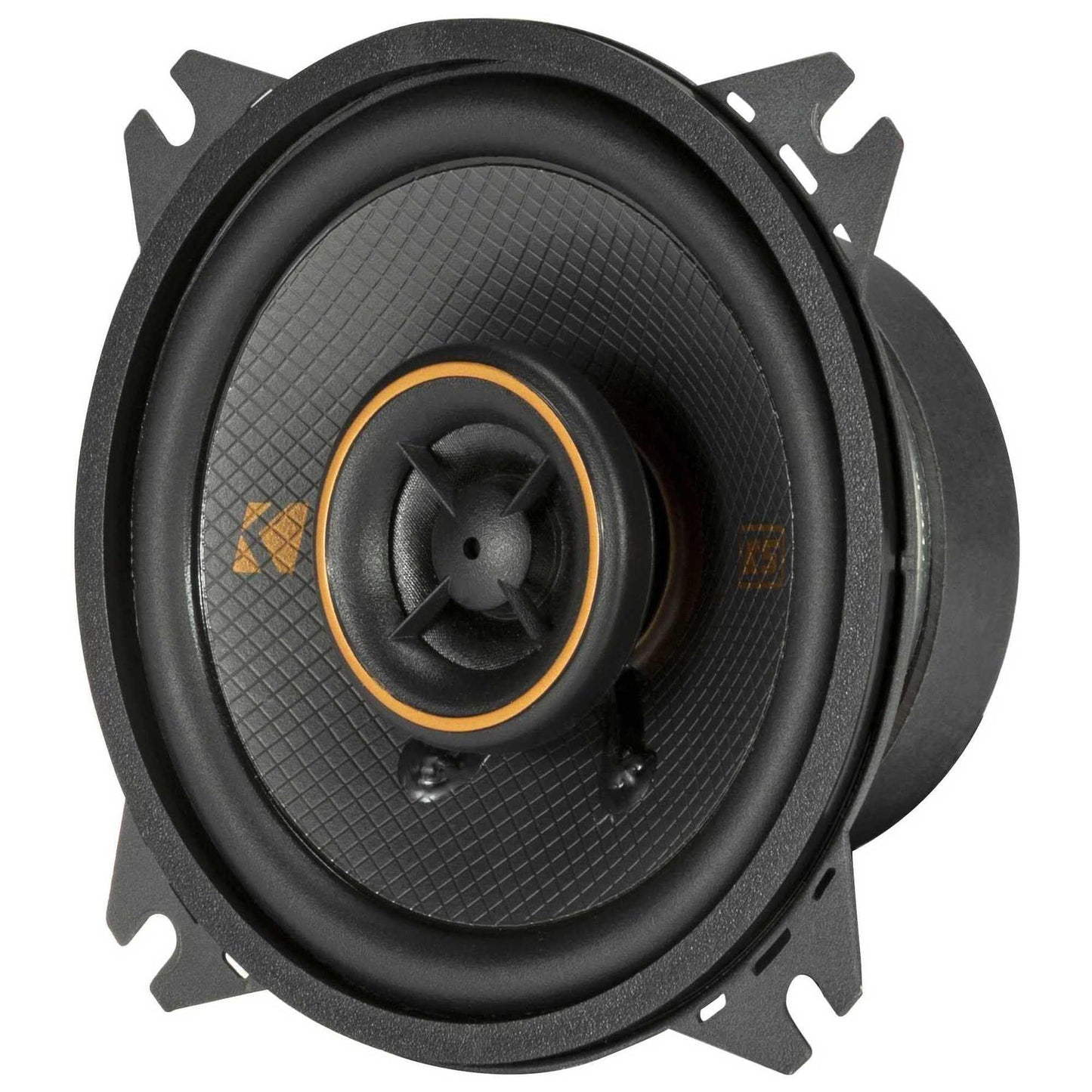 Par de altavoces coaxiales KICKER 51KSC404 de la serie KS de 4 pulgadas con tweeters de 0.5 pulgadas, 4 ohmios