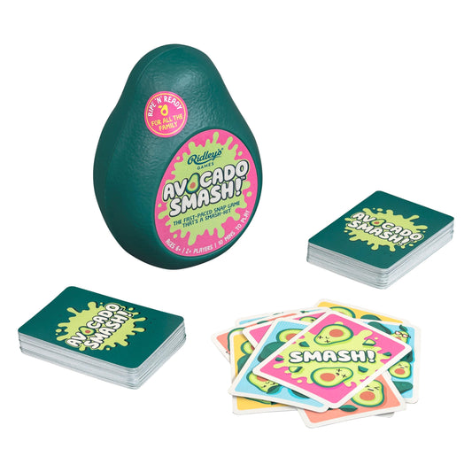 Juego de Cartas Ridley's Aguacate Smash 71 Piezas con Estuche de Almacenamiento para la Familia