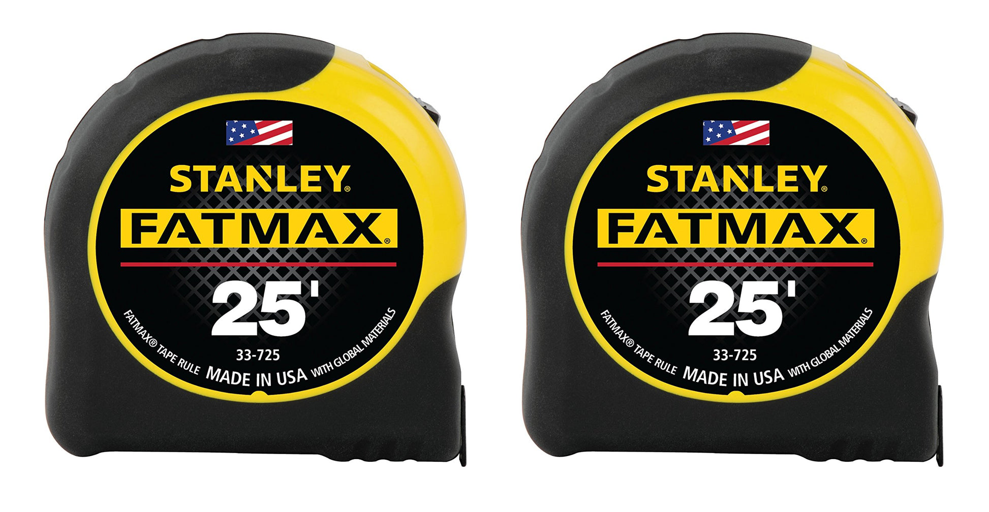 Cinta Métrica Stanley FatMax 25 Pies Paquete de 2 Unidades