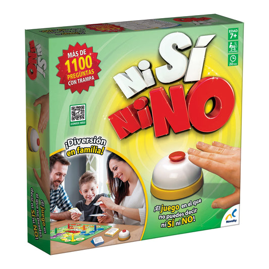 Juego de Mesa Novelty Corp Ni Si Ni No 2-4 Jugadores Tradicionales 8+ Años