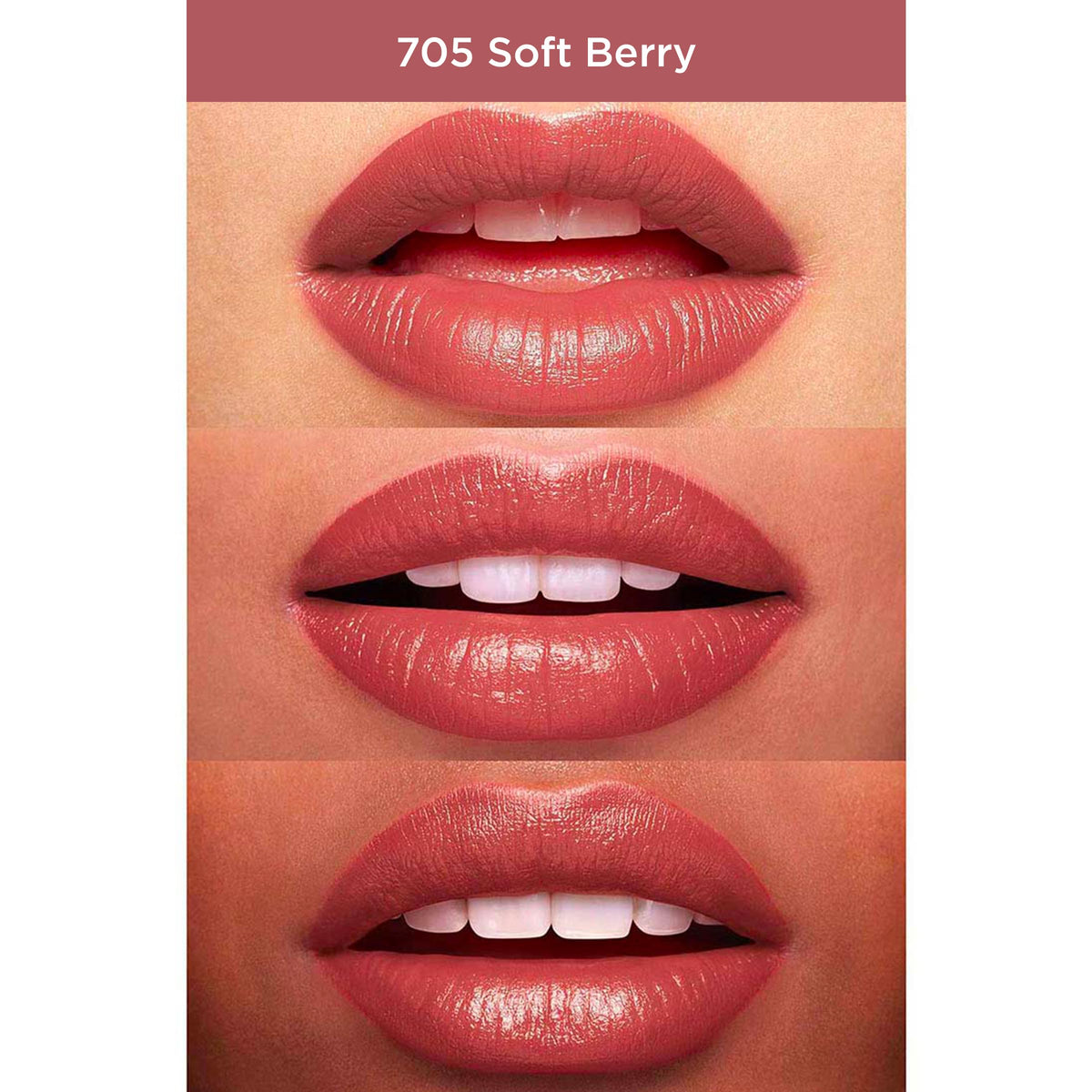 Joli Rouge Satin Lipstick - 705 Soft Berry by Clarins for Women - 0.1 oz Lipstick