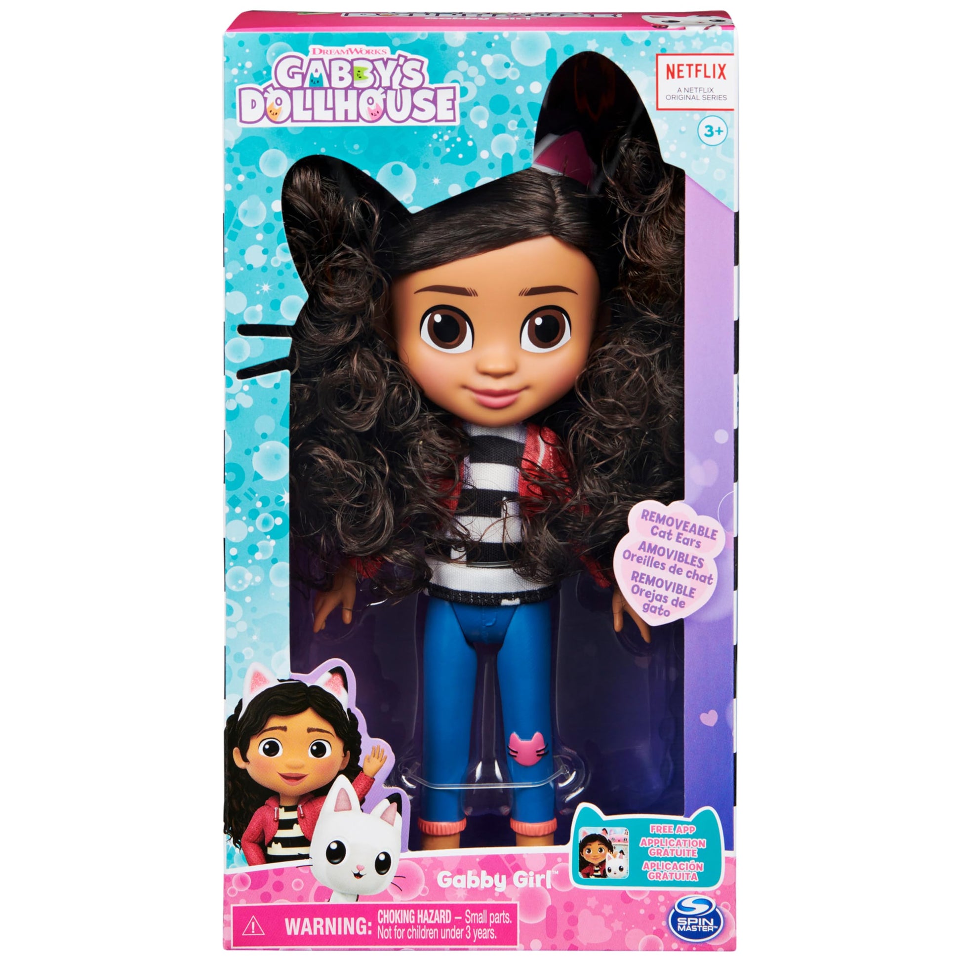 Gabby’s Dollhouse, muñeca Gabby de 20.3 cm, Juguetes para niños y niñas a Partir de 3 años