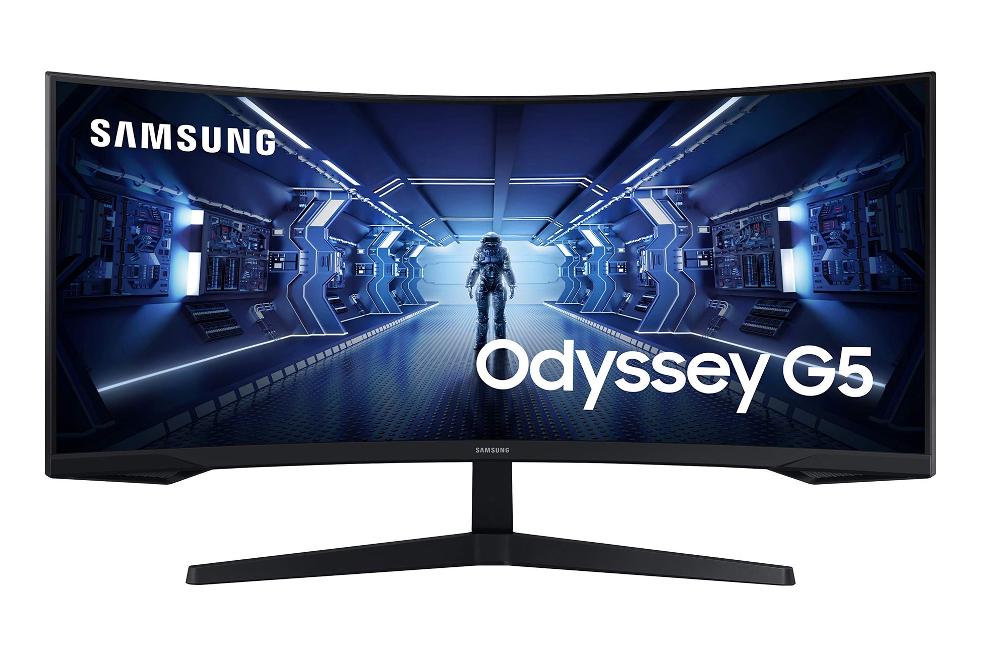 Samsung Monitor Samsung 34" Odyssey G5 - LC34G55TWWLXZX Dark Blue Grey 144hz - Standard Edition