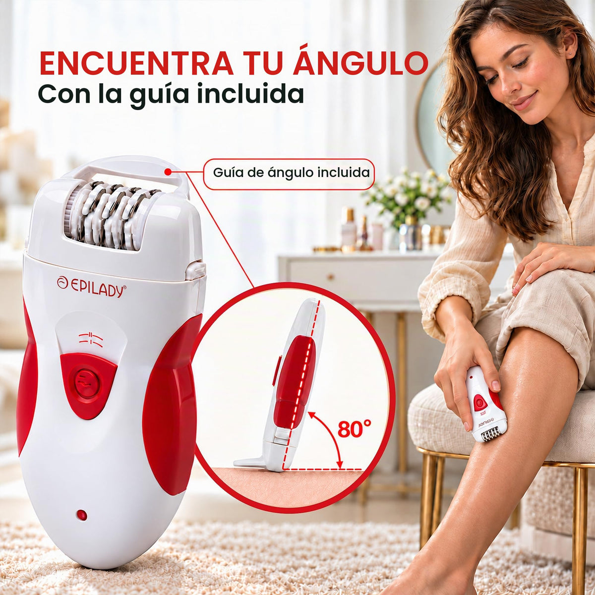 Epilady EP-810-33A Legend 4 Full-Size Rechargeable Epilator