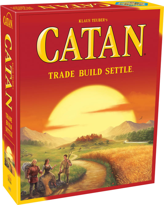 CATAN Junta Juego de Mesa - 3-4 Jugadores, 12 Años en Adelante, Estrategia