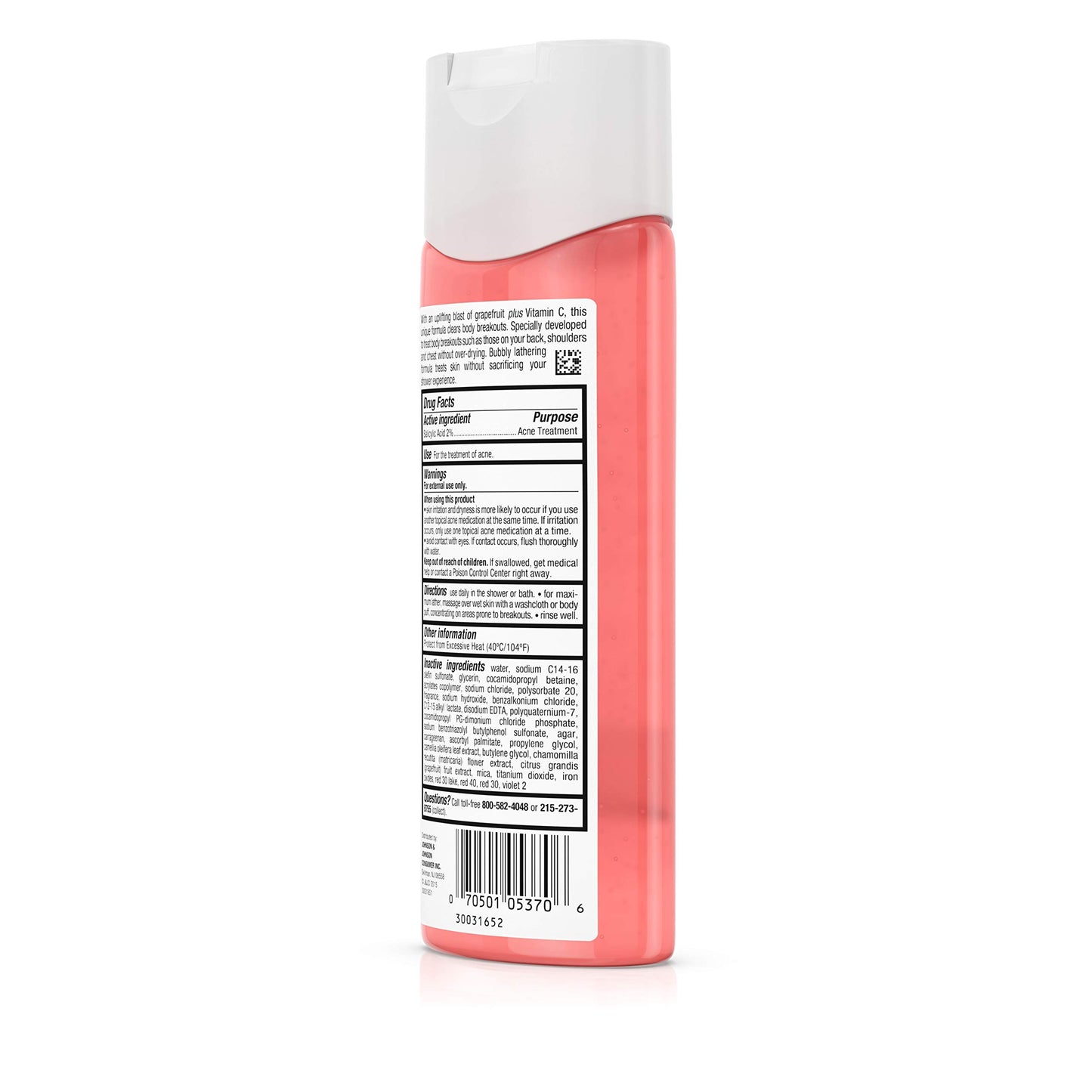 Neutrogena Body Clear Body Wash, Pink Grapefruit, 8.5 Ounce