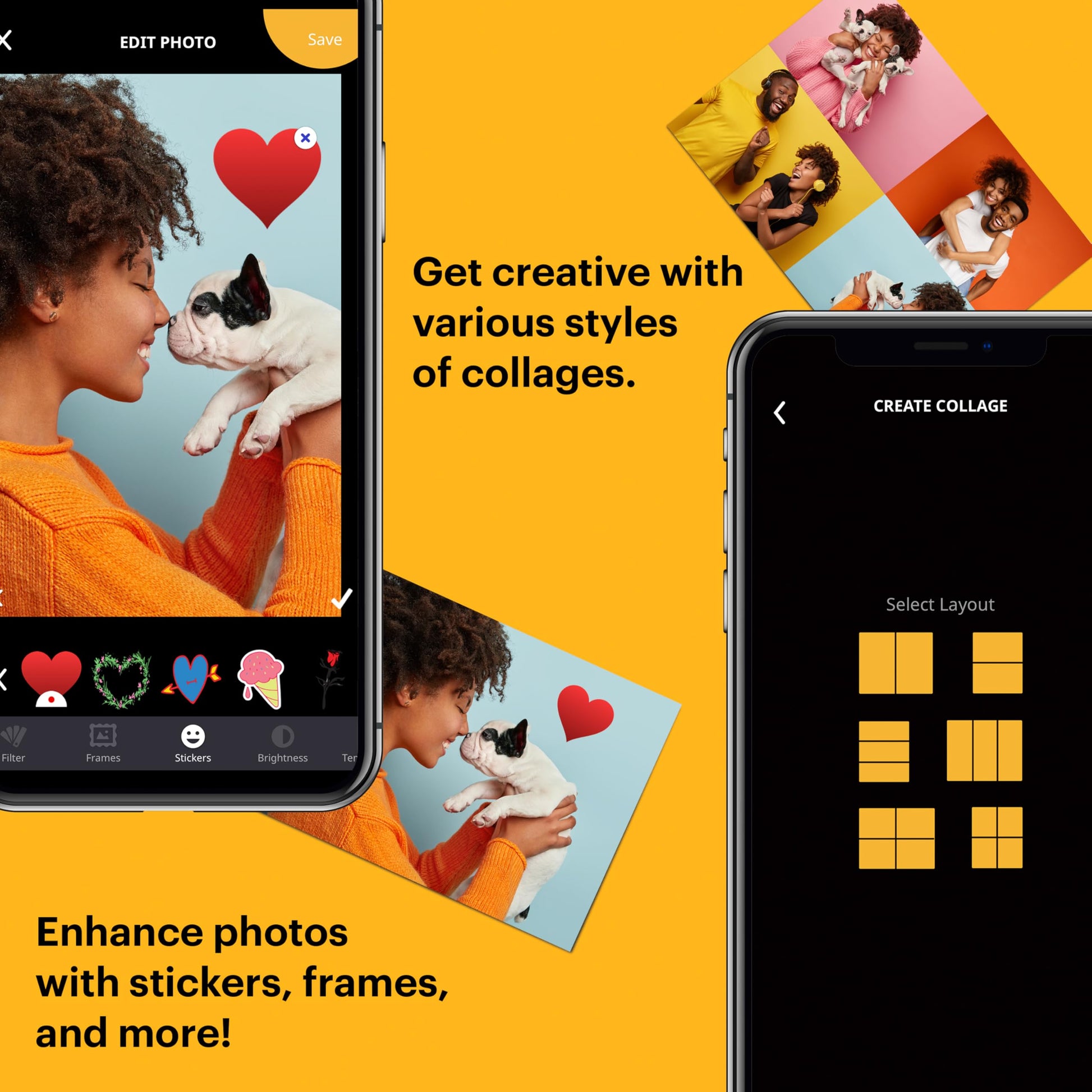 KODAK Step Slim Instant Mobile Photo Printer - Kit: 20 Pack Zink Paper, Case, White, 2x3