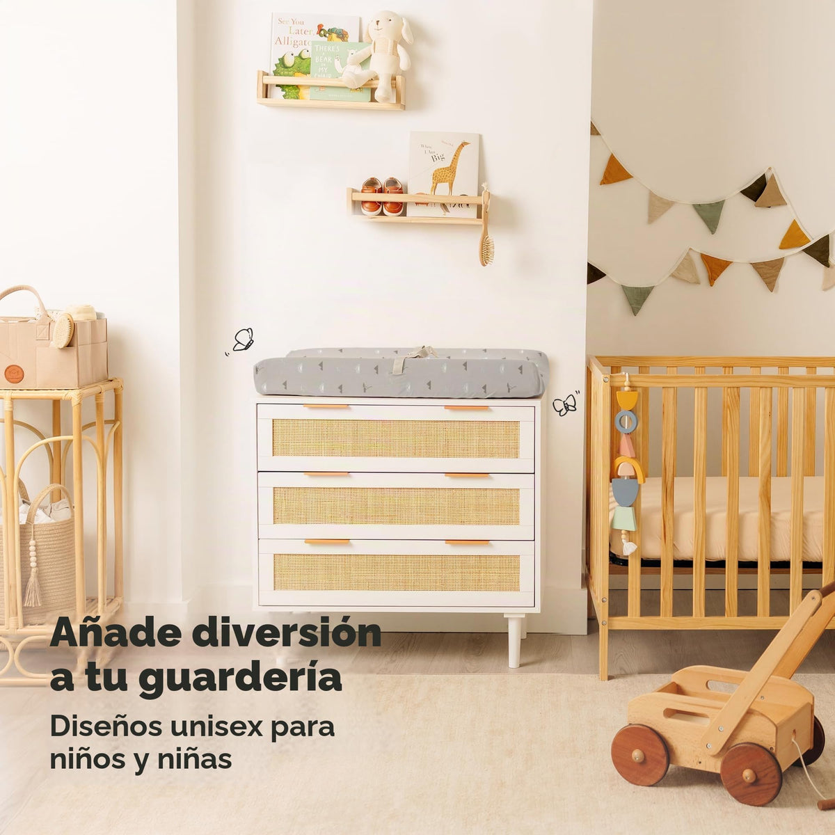 2 paquetes de fundas para cambiador orgánico para niña, niño, neutro - 100% funda para cambiador de algodón, suaves sábanas para cambiador de pañales de guardería para bebé, forros para cambiador