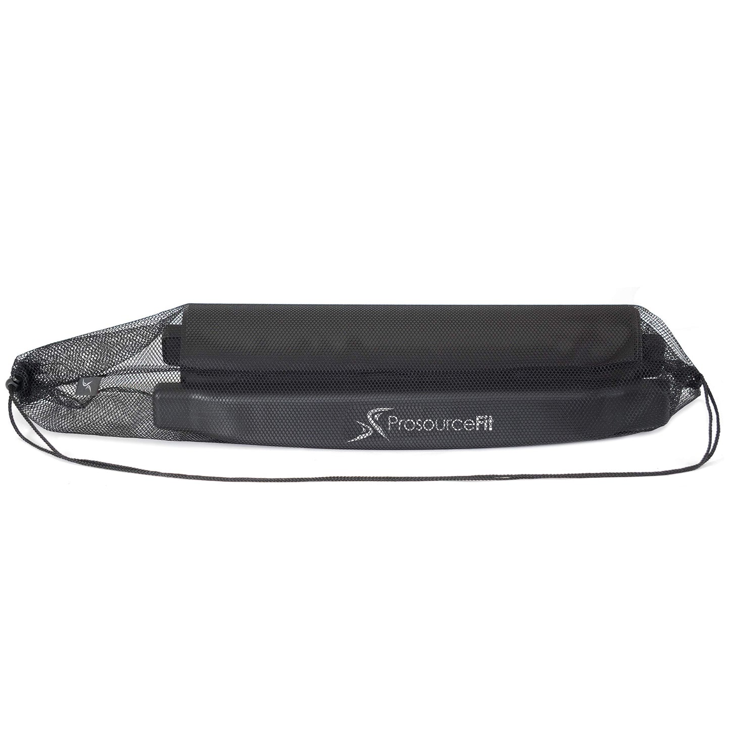 Tapete de Deslizamiento ProSourceFit Negro con Tope para Ejercicios en Casa y Entrenamiento Deportivo