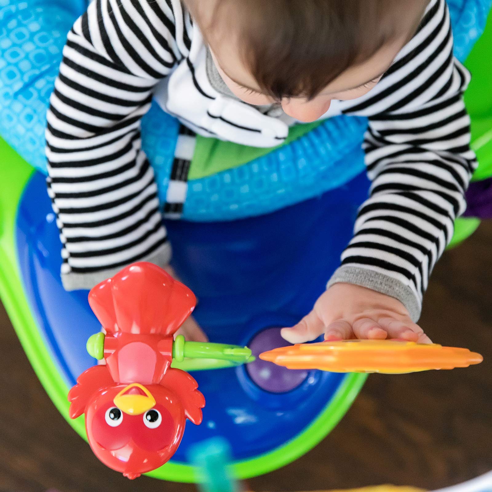 Baby Einstein 60184 Neighborhood Friends Special Edition - Saltador Musical de Actividades para Niños Mayaores de 6 Meses y un Peso de Hasta 11.34 kg (25 lb), Unisex, Multicolor, 30.5" x 33" x 29