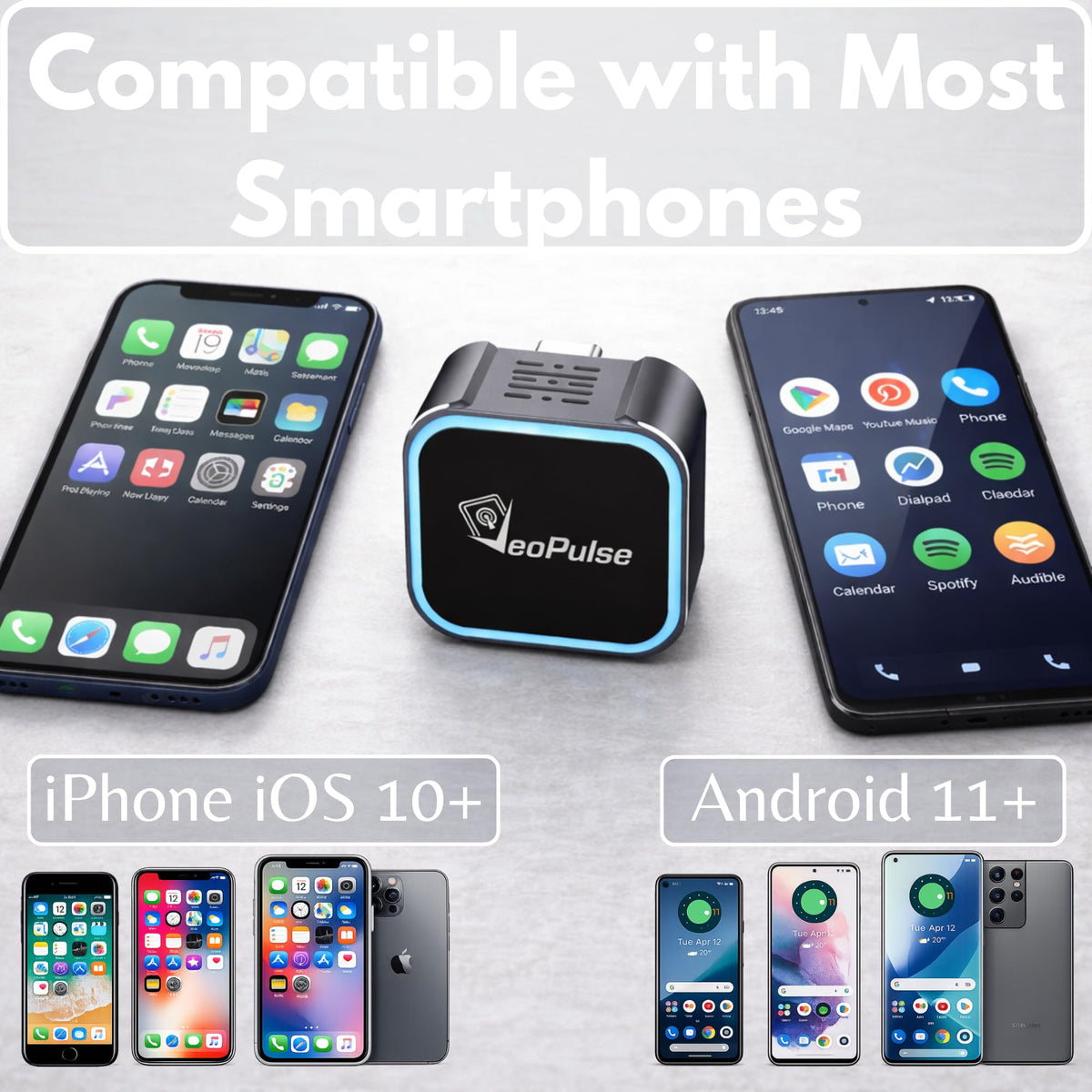 Adaptador Automático USB-C VeoPulse C-Pro Wireless CarPlay y Android