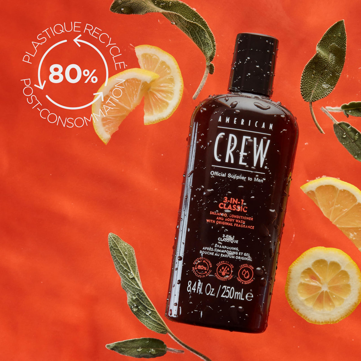 American Crew Shampoo Classic 3 In 1, 450 Ml