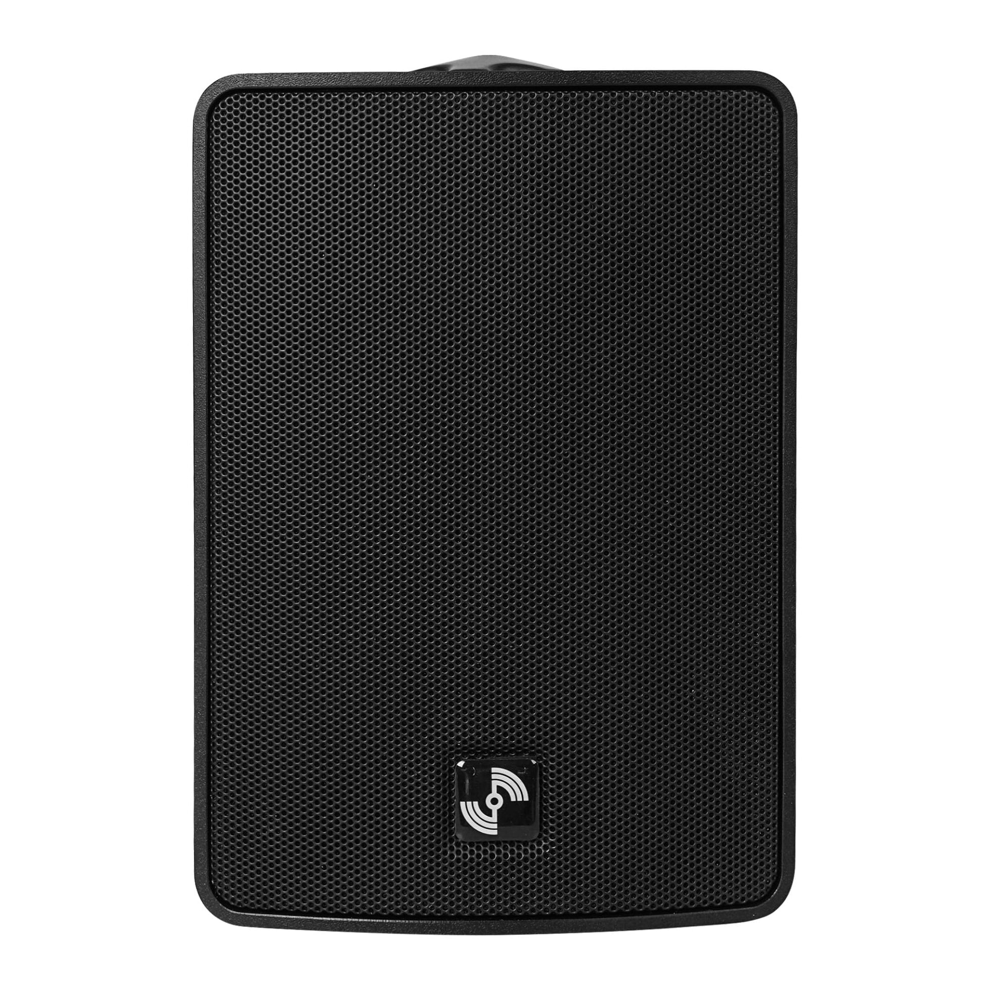 Sound Town - Par de altavoces coaxiales pasivos de 70 V/100 V, 4.5 pulgadas, resistentes a la intemperie, con carcasa con clasificación IP56, para instalaciones domésticas y comerciales, color negro