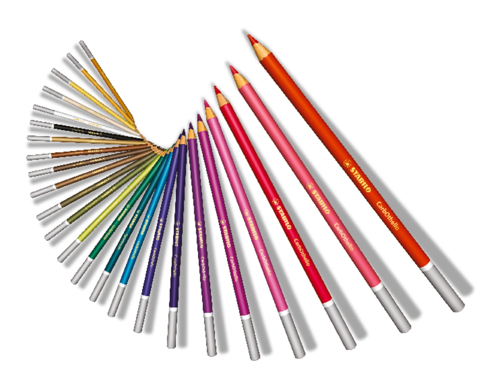 Lápiz Pastel STABILO ARTY+ Multicolor Estuche Metálico Set de 24 Piezas