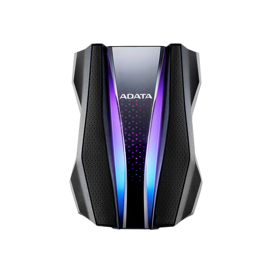 Disco Duro Externo ADATA Negro Resistente a Golpes Agua y Polvo RGB 1 TB Grado Militar
