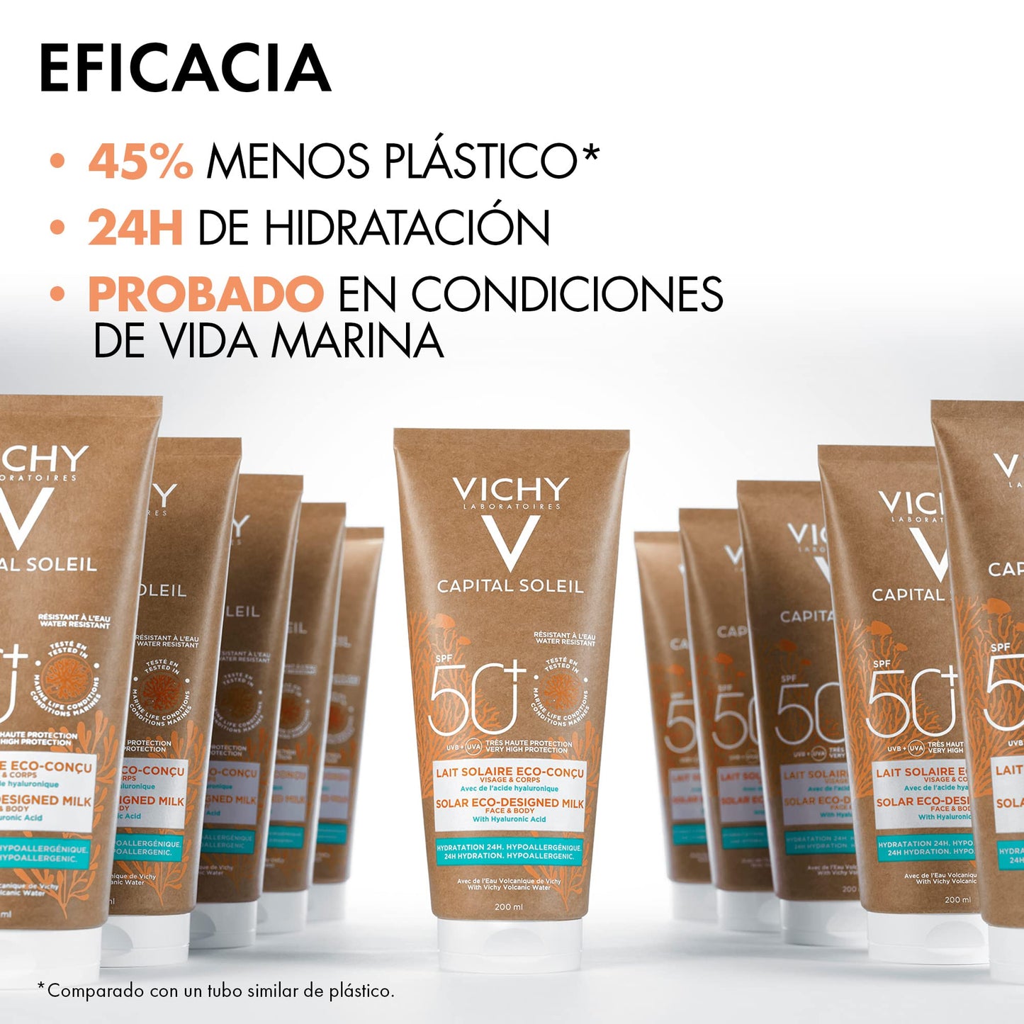 Protector Solar Vichy Capital Soleil Eco-Solar FPS50+ para Cuerpo y Rostro
