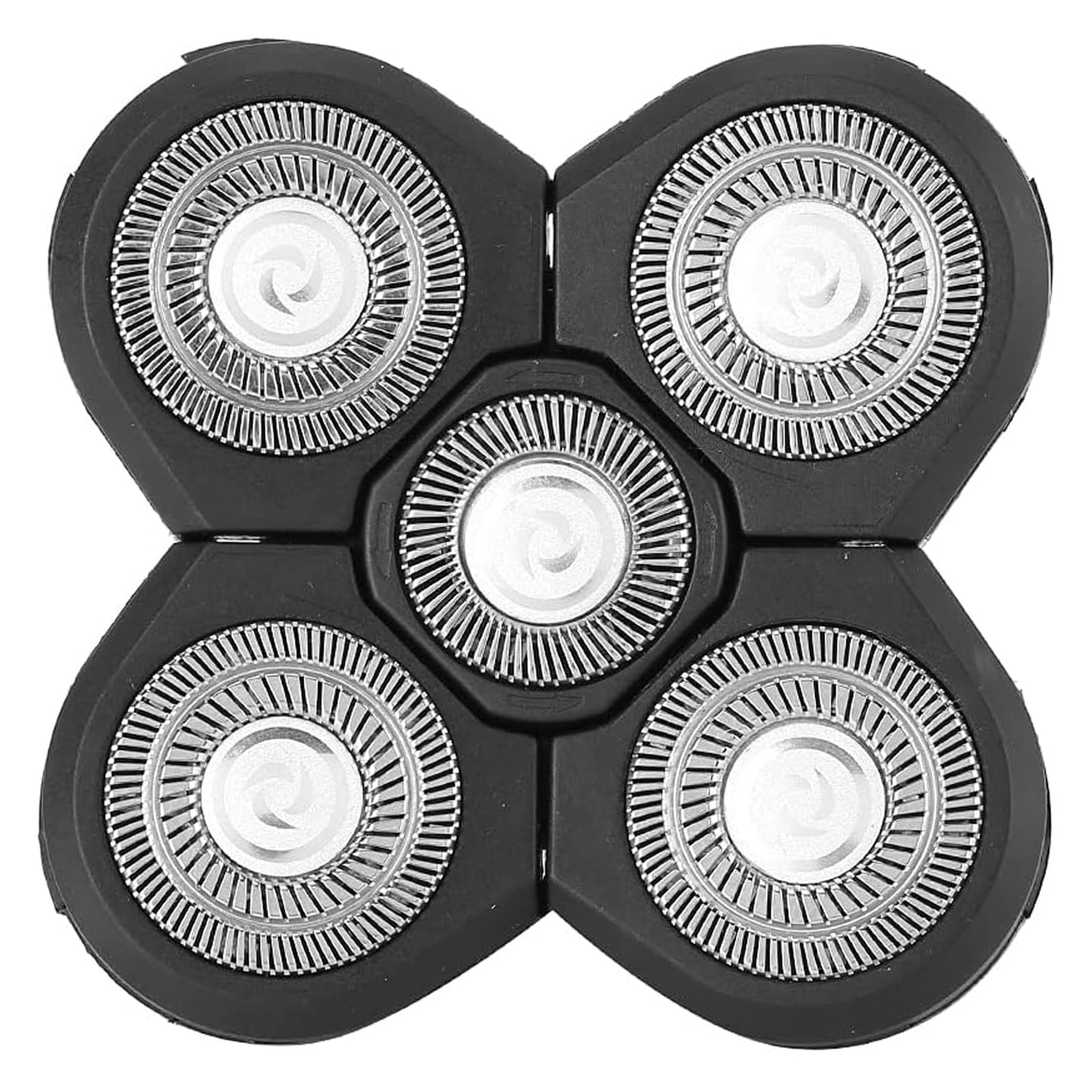 Razowise- Cabezales de repuesto para afeitadora de cabeza, afeitadora con cuchillas 5D, cabezales de repuesto para afeitadora eléctrica para hombres