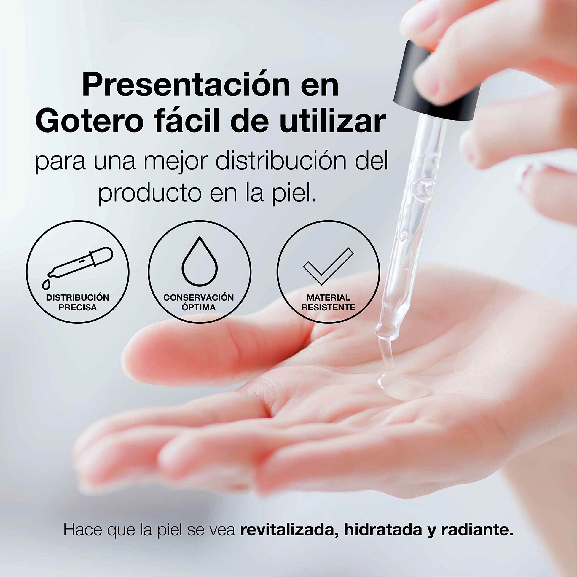 LULLAGE, Bio 10 Forte, Dropper, Suero Despigmentante Intensivo en Gotero, para Todo Tipo de Piel, Anti-manchas Facial, con Vitamina C, 30 ml