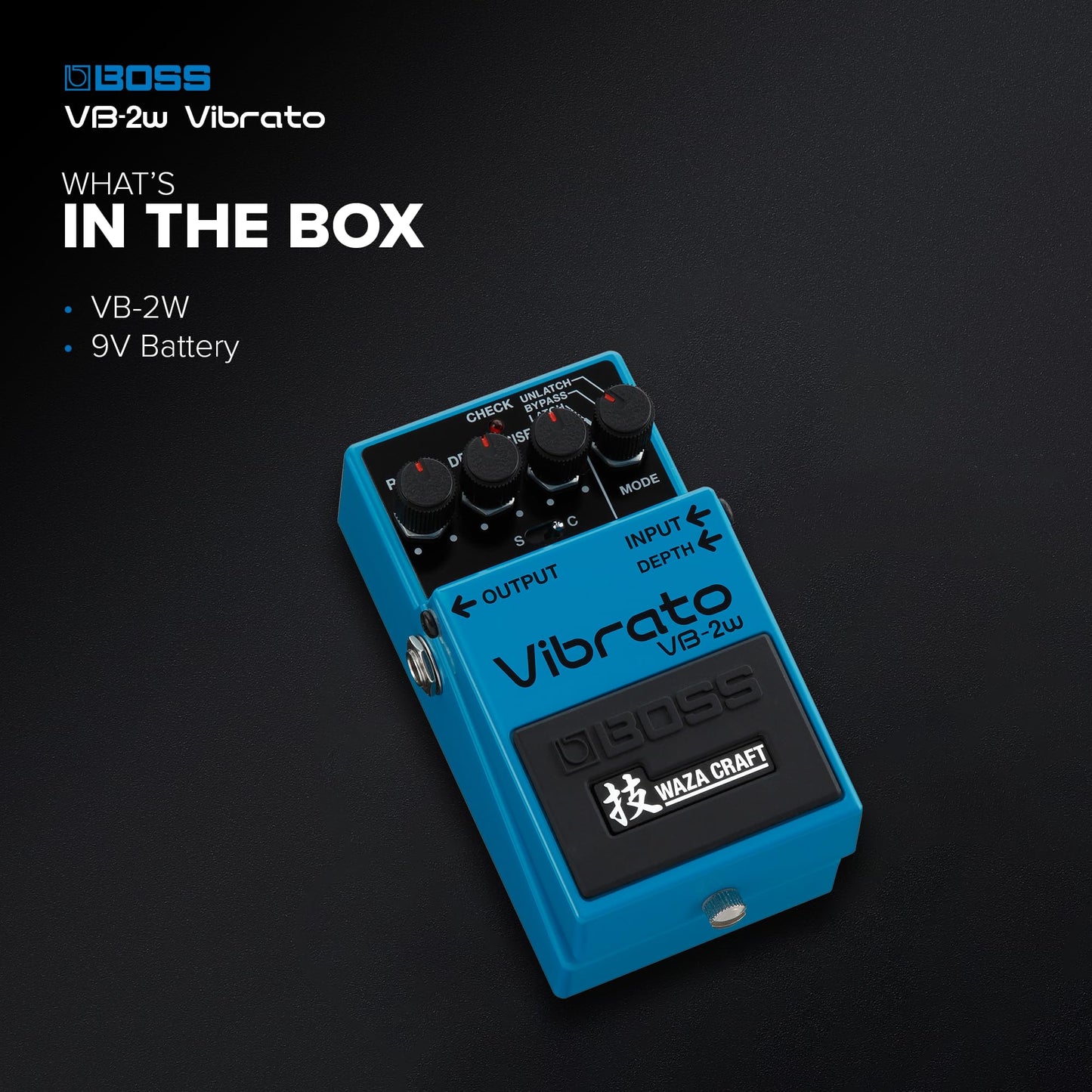 BOSS VB-2W Pedal, Azul