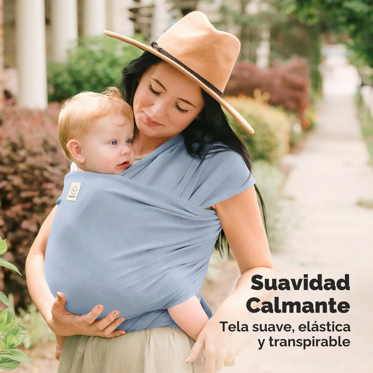 Portabebés KeaBabies - Portabebé envolvente todo en 1 original, portabebés para recién nacidos a niños pequeños, fácil de usar, sin manos para un vínculo, ligero, envolvente para bebé transpirable